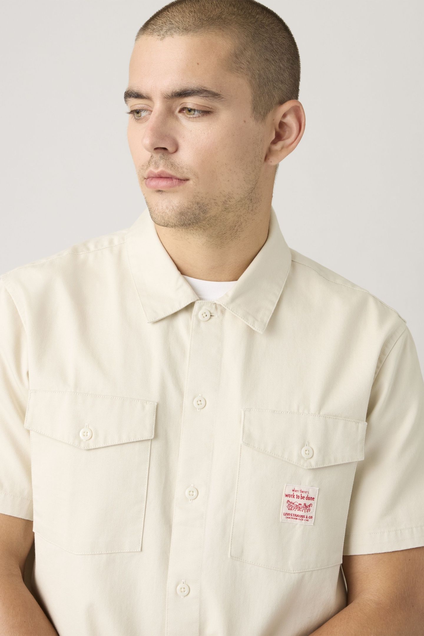SHORT SLEEVE WORKER SHIRT GREY 6