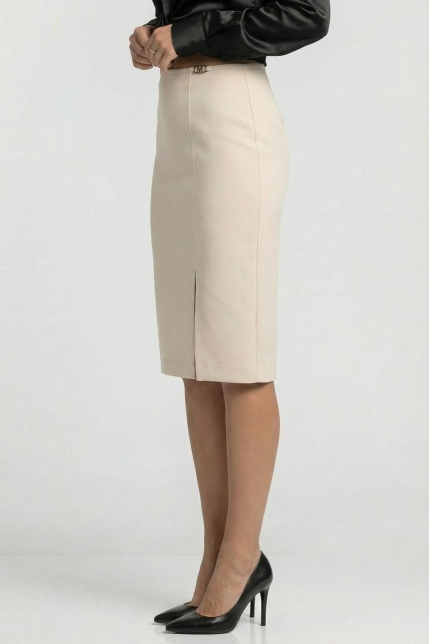 MARCIANO BY GUESS MASHA PENCIL SKIRT MACADAMIA 3