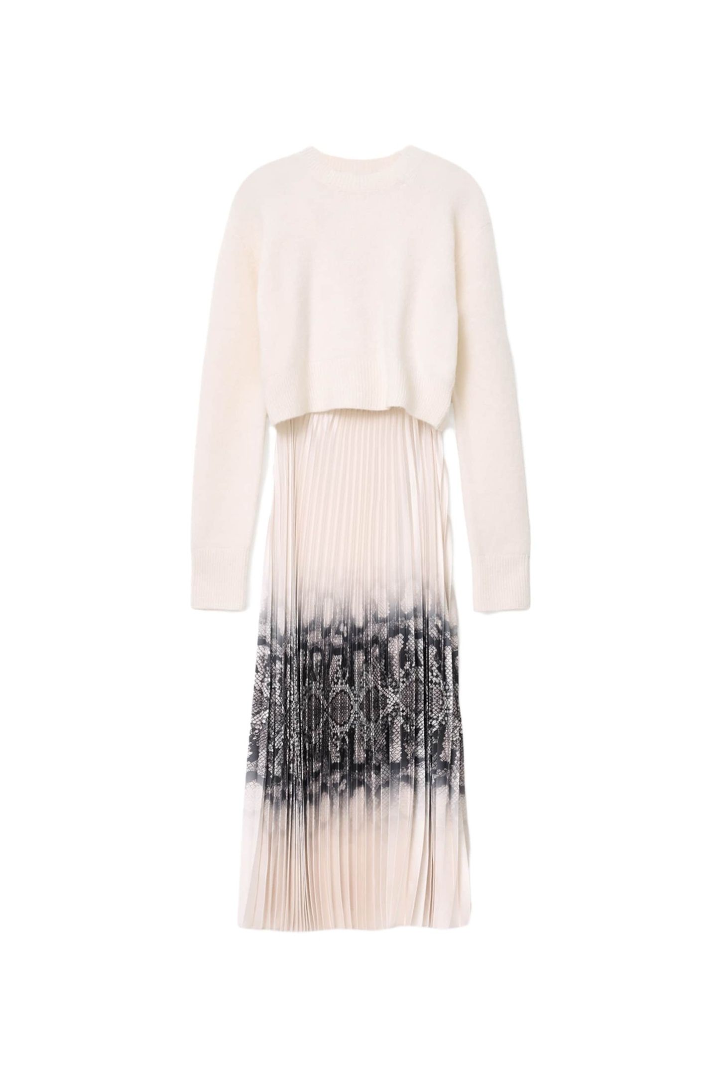 CURTIS OPHIS DRESS CHALK WHITE 4