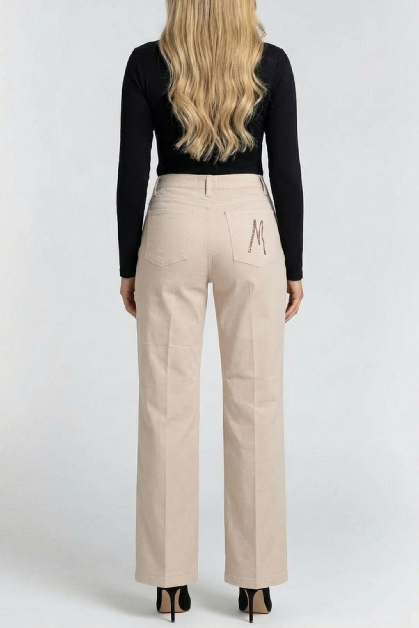 MARCIANO BY GUESS SOFIA STRAIGHT DENIM SAND GRAIN 2