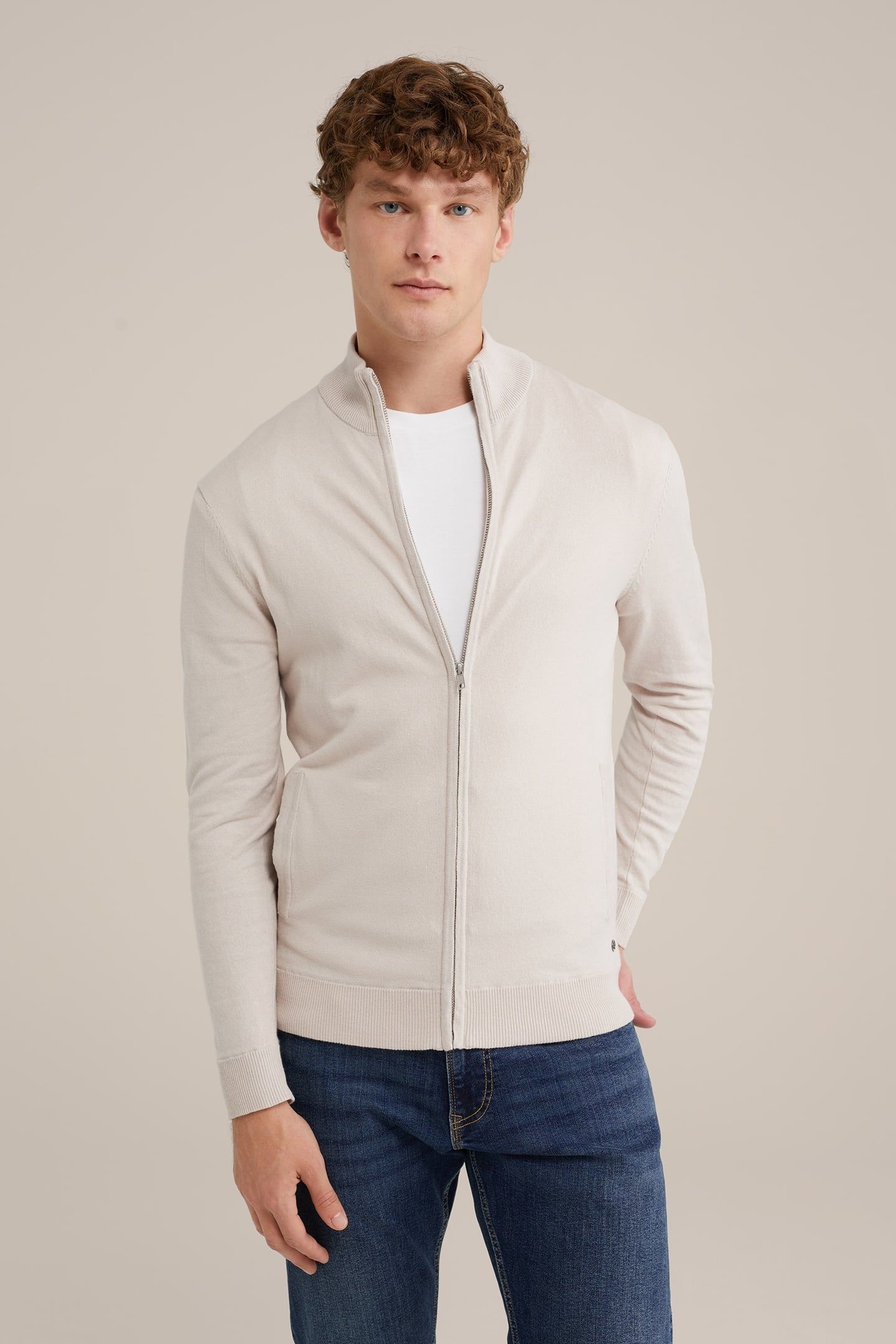 CARDIGAN ECRU 1