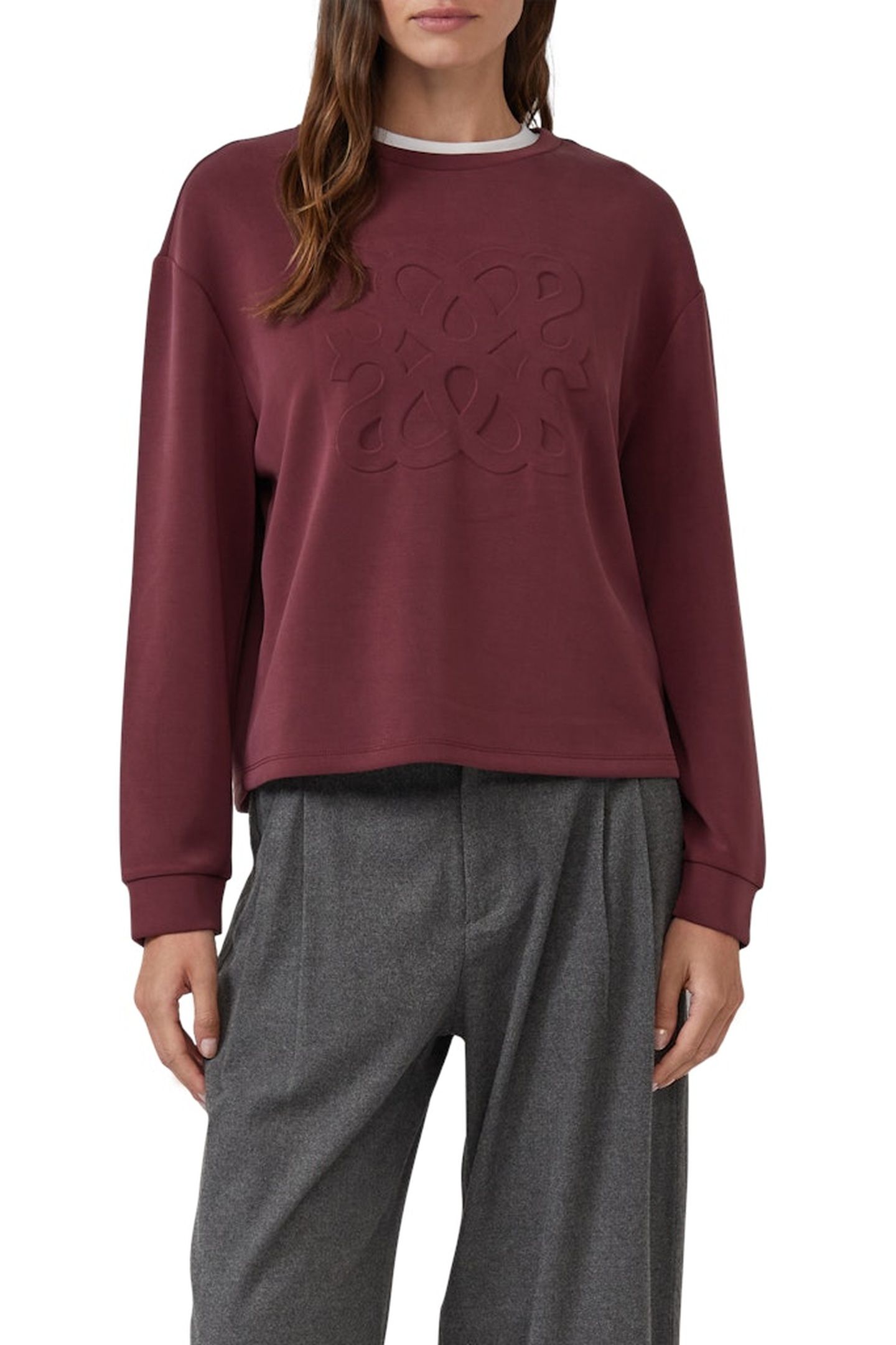 S.OLIVER SWEATERS BURGUNDY 1