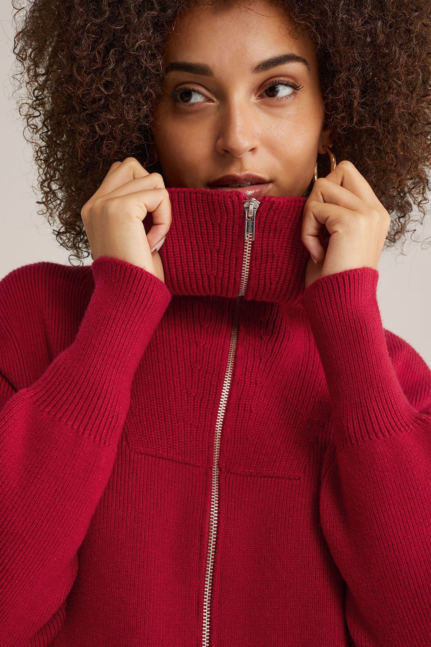 KNITTED CARDIGAN RED 6