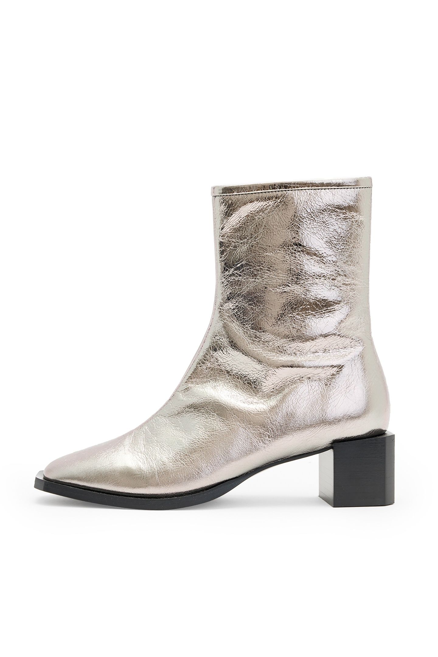 AVRIL METALLIC BOOT GUNMETAL GREY 1