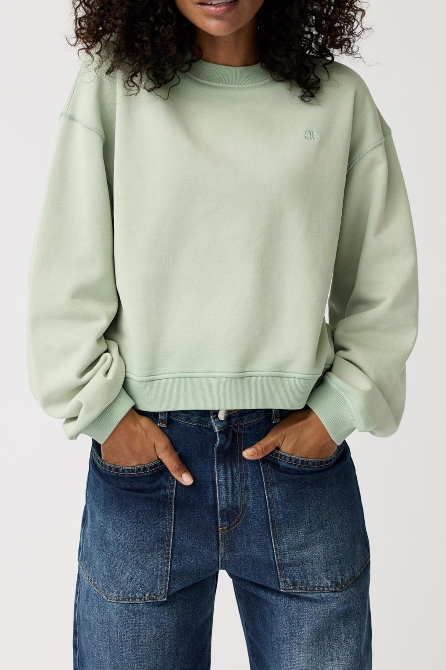 ISLA SWEATER DARK SAGE 2
