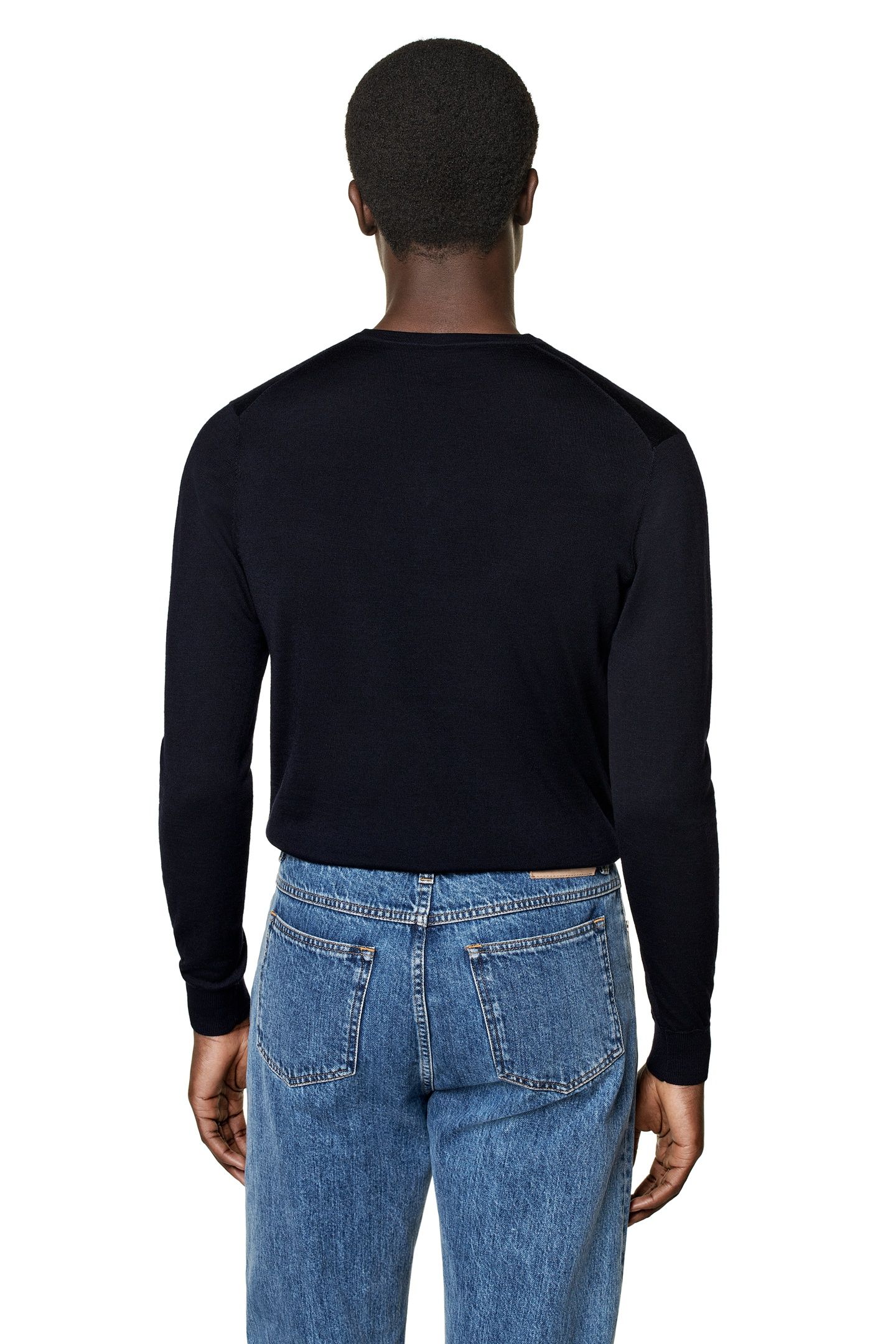 V-NECK MERINO NAVY 4