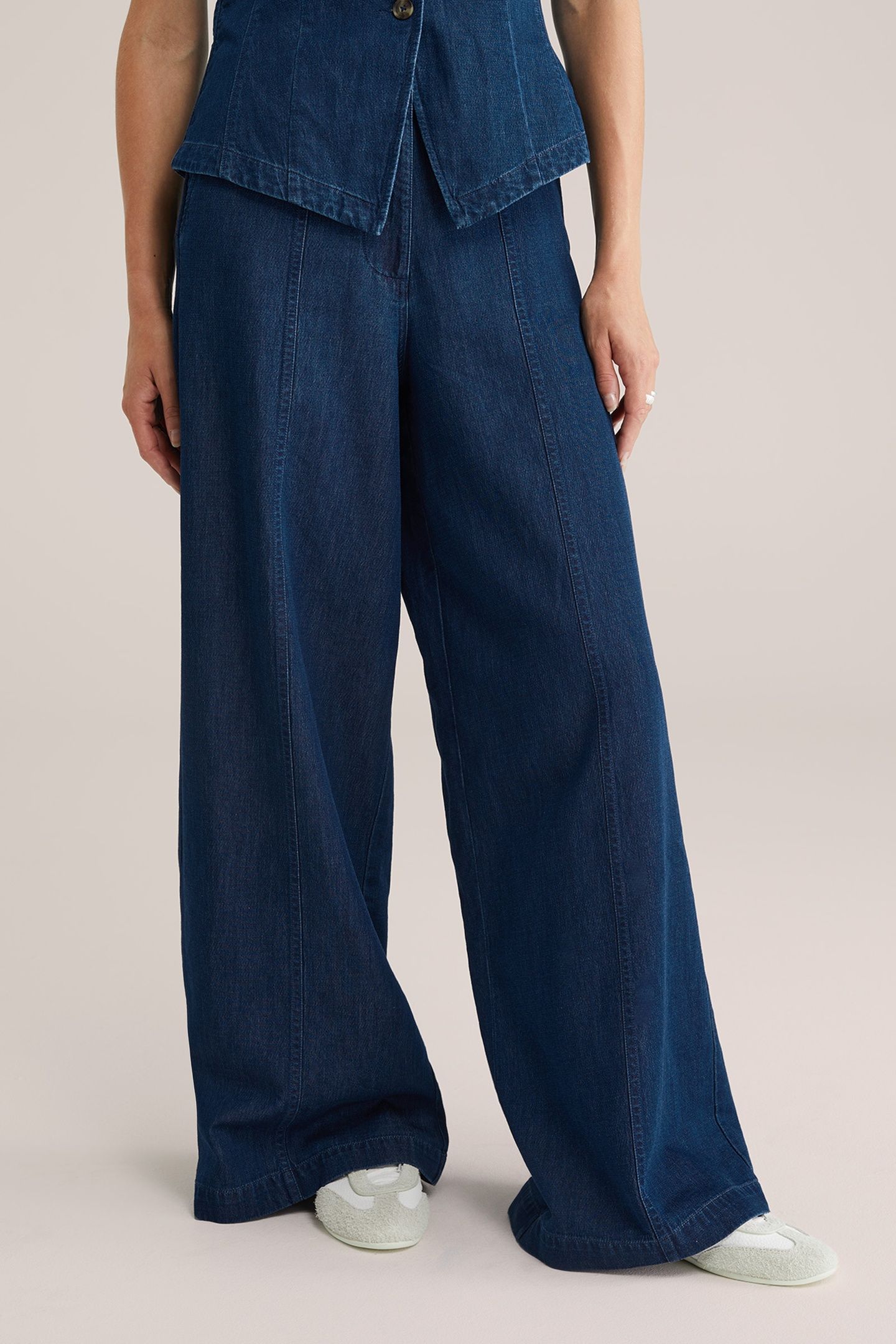 5-POCKET HIGH RISE DARK BLUE 1