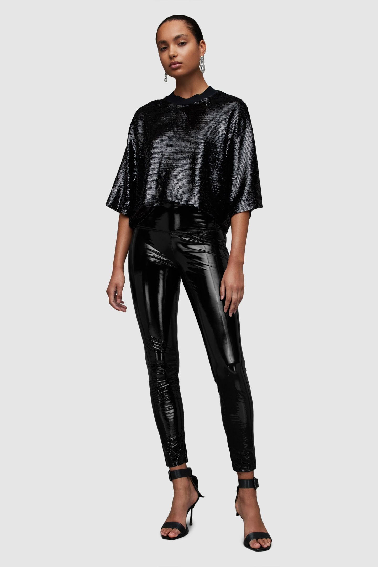 CORA SHINE LEGGINGS BLACK 2