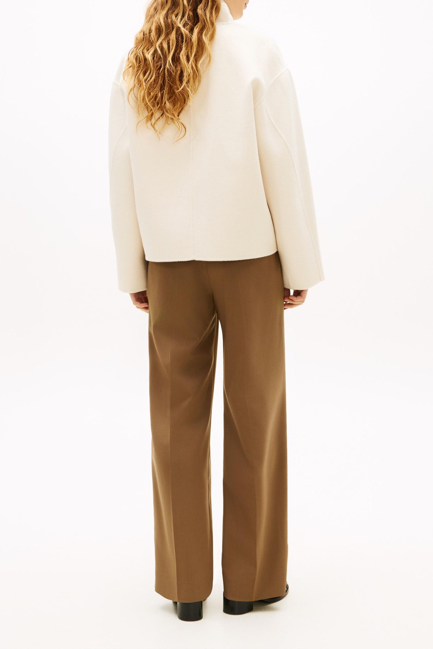 WOOL SHORT BOMBER JACKET CALICO 2