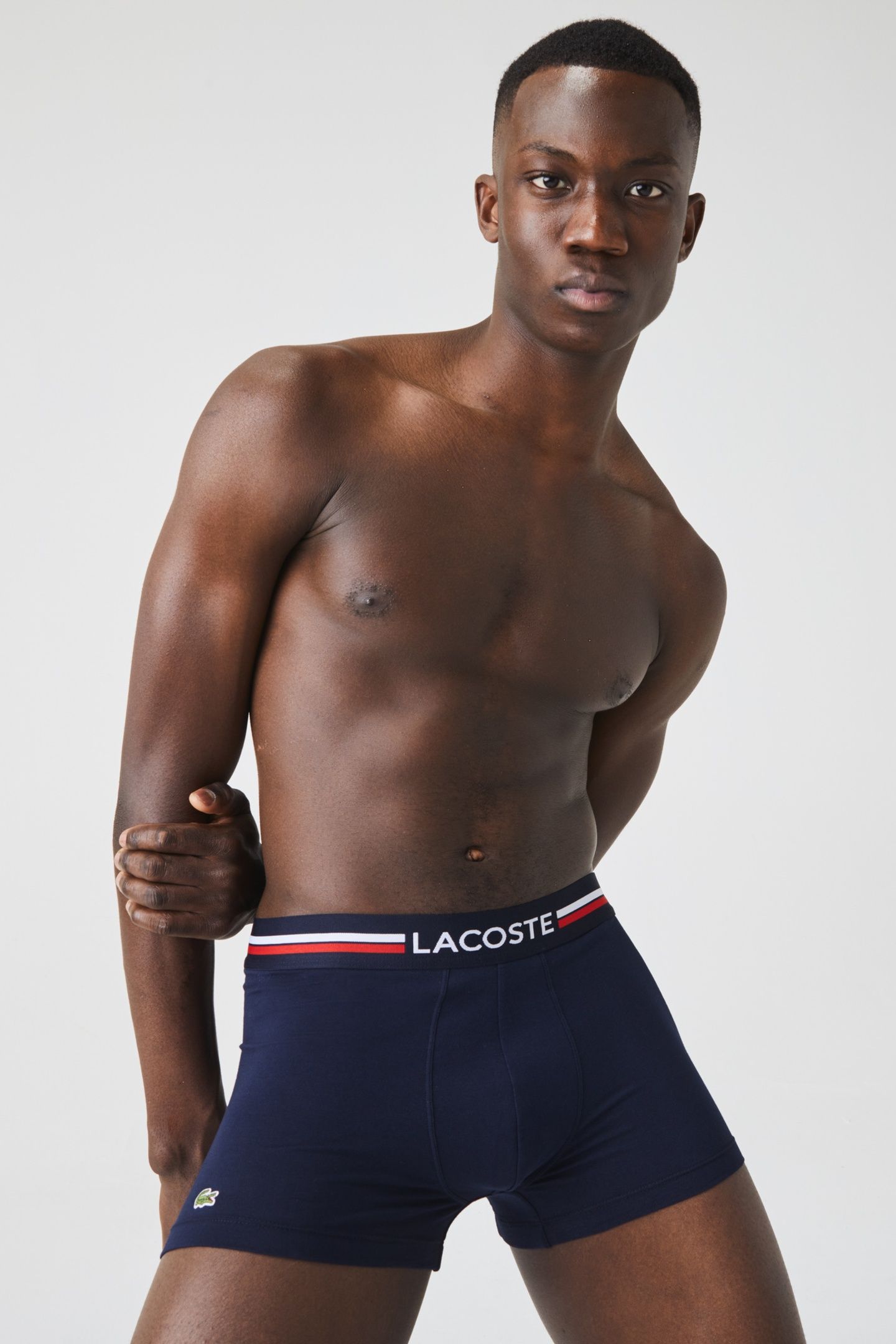TRUNK MEN NAVY BLUE/SILVER CHINE 3