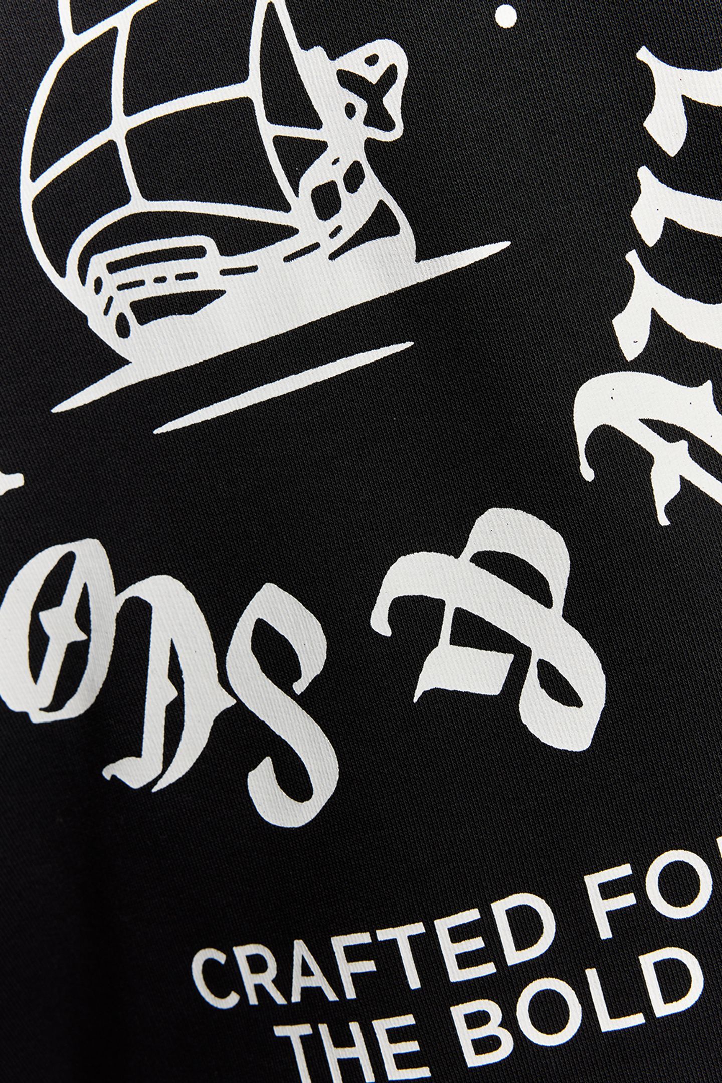 SHIP INSIGNIA GRAPHIC HOODIE JET BLACK 7