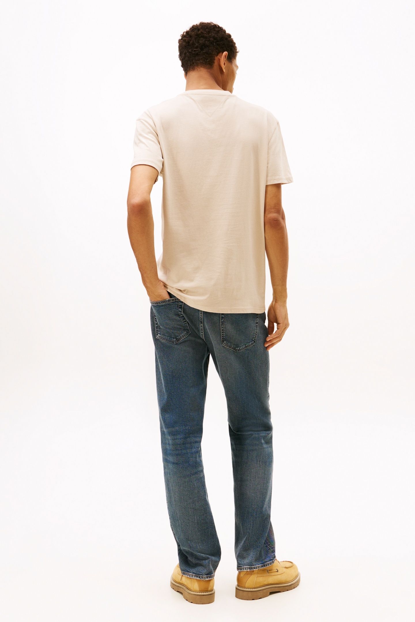 REGULAR LINEAR LOGO T-SHIRT GULF SAND 3