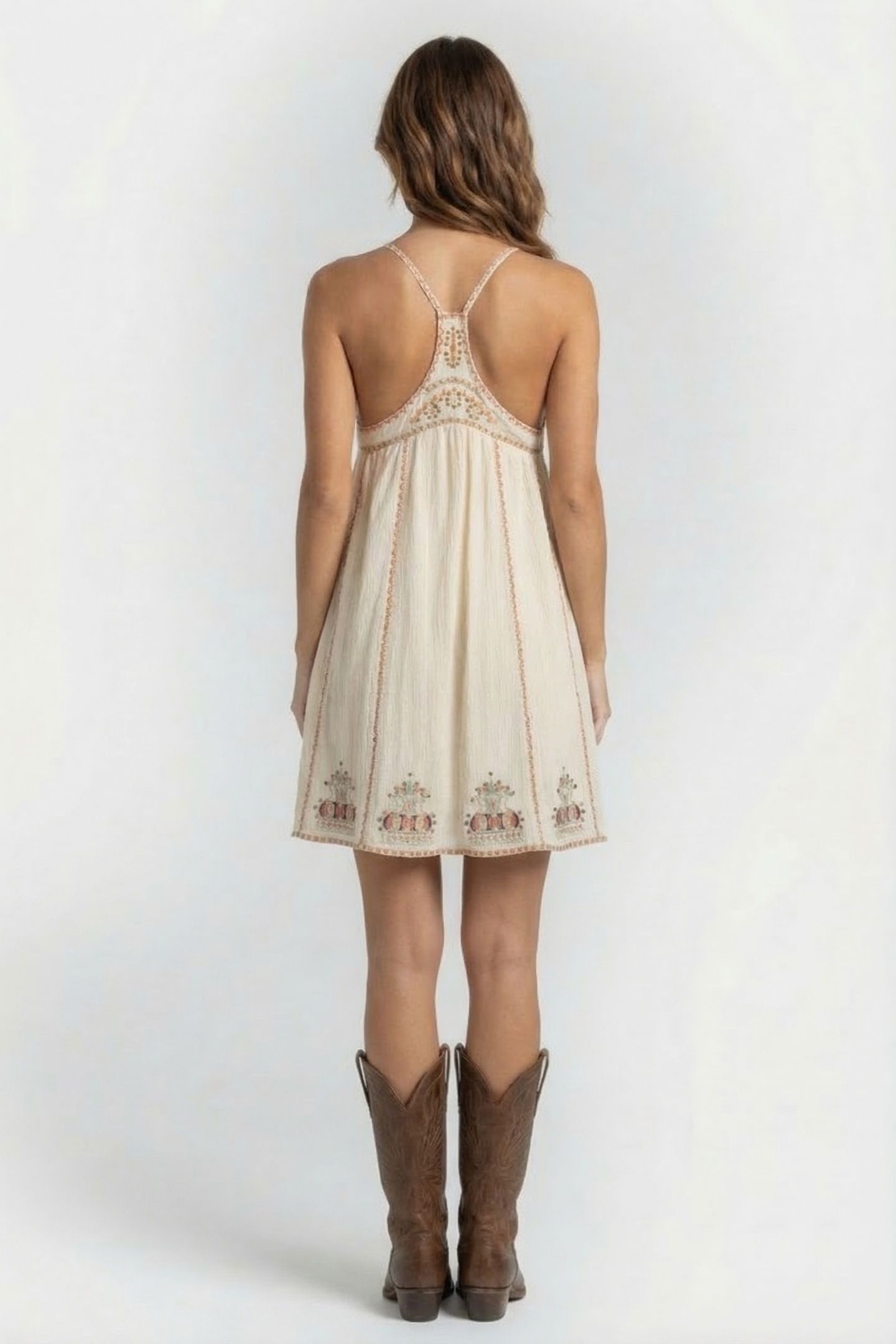 BRETTY DRESS ECRU 2