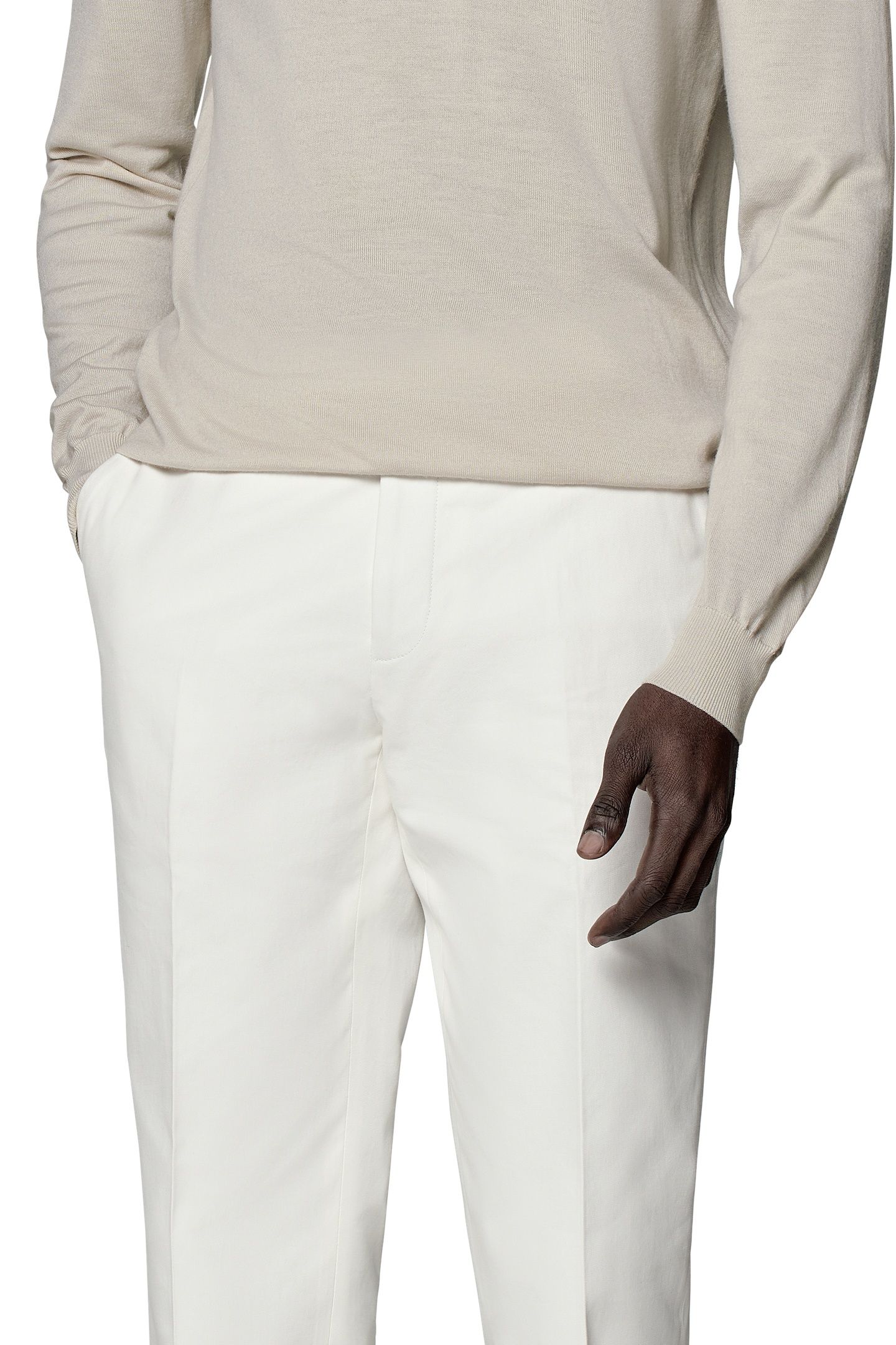 LS CREW MERINO SAND 8