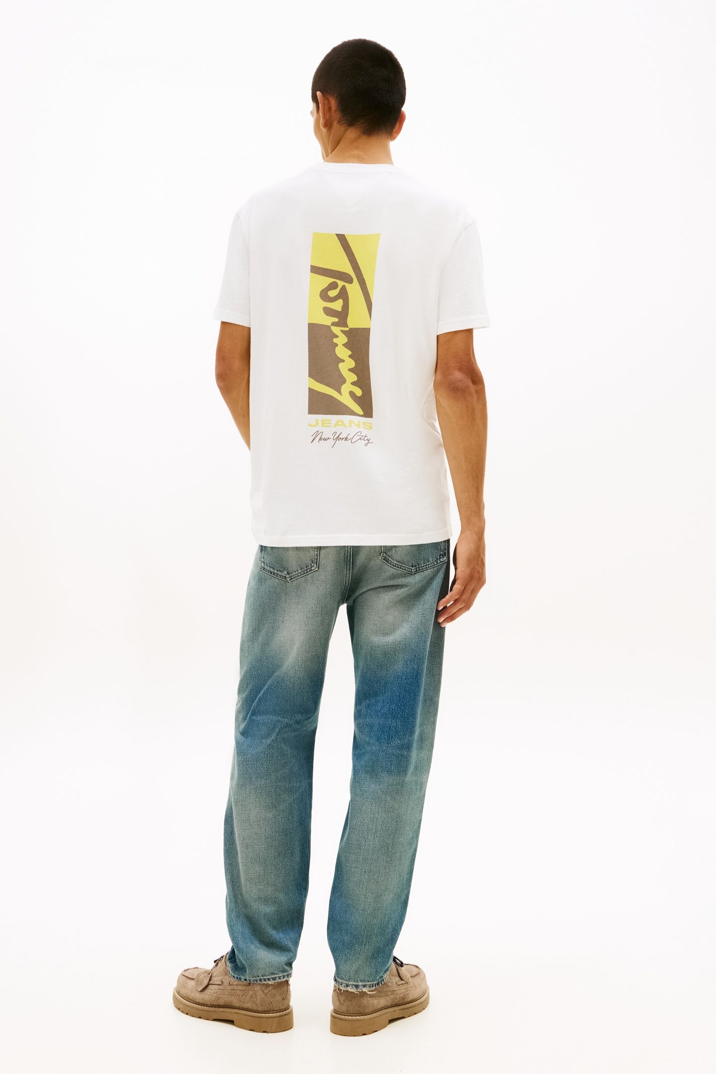 REGULAR BLOCK SIGN T-SHIRT ECRU 2