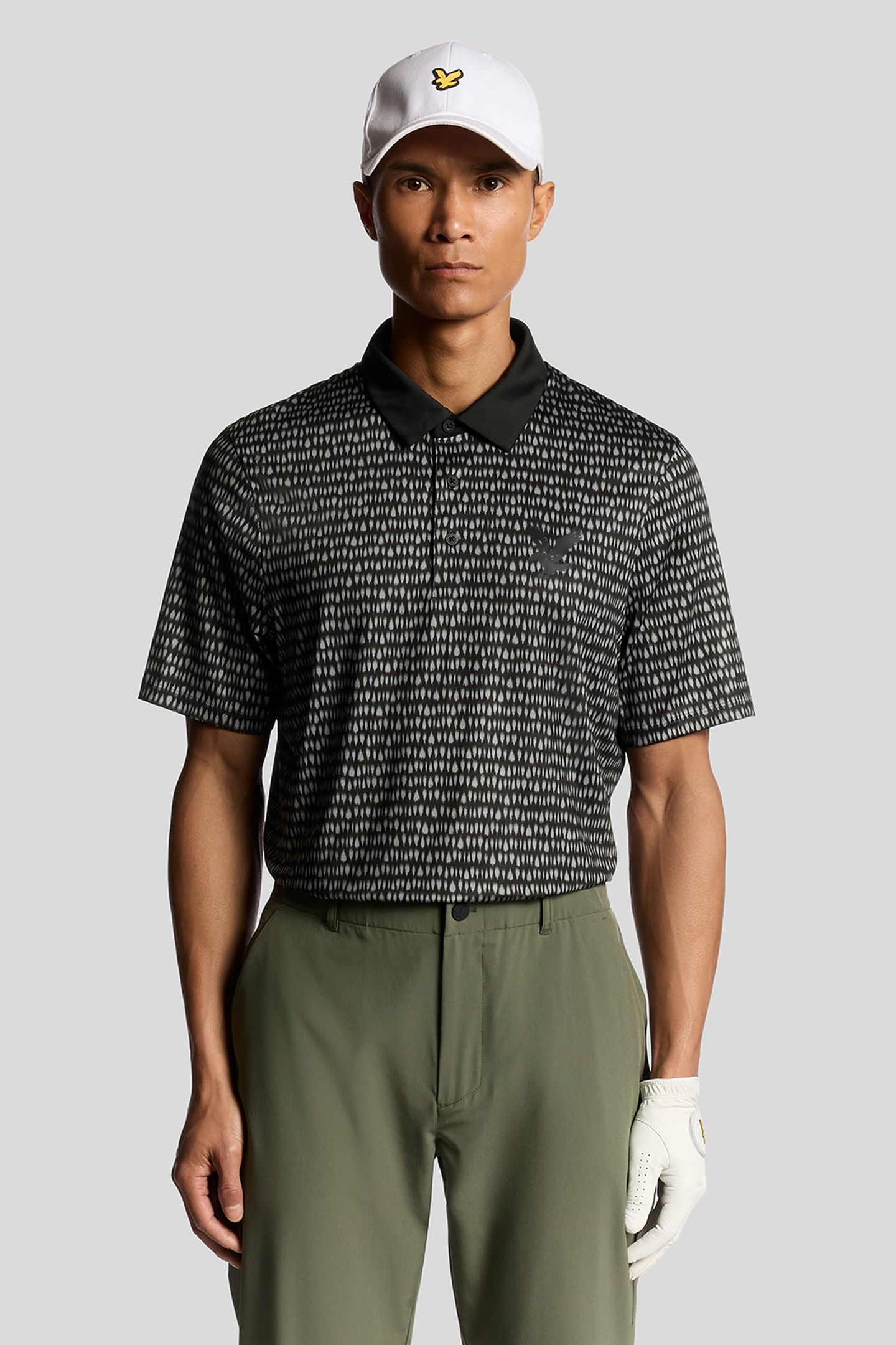 GOLF DIVOT POLO SHIRT JET BLACK 2
