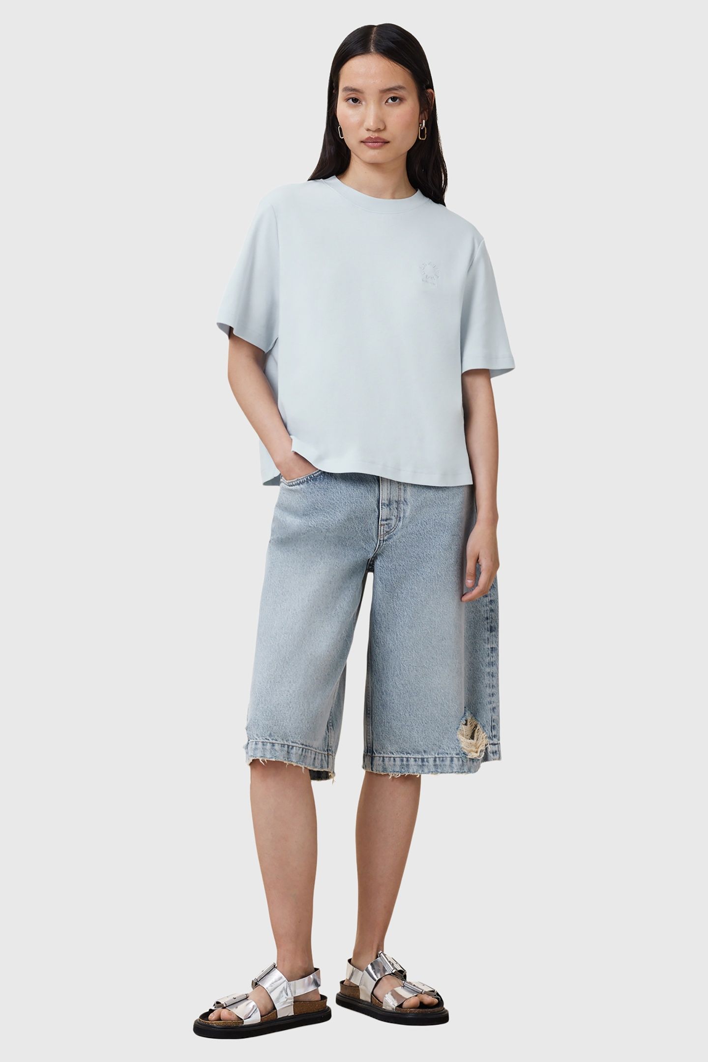 LISA HAVEN TEE BARELY BLUE 3