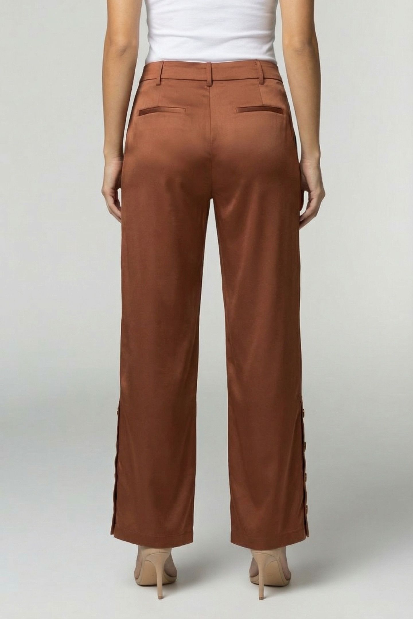 MARCIANO BY GUESS LINDA STRAIGHT PANT TERRE DI SIENA 2
