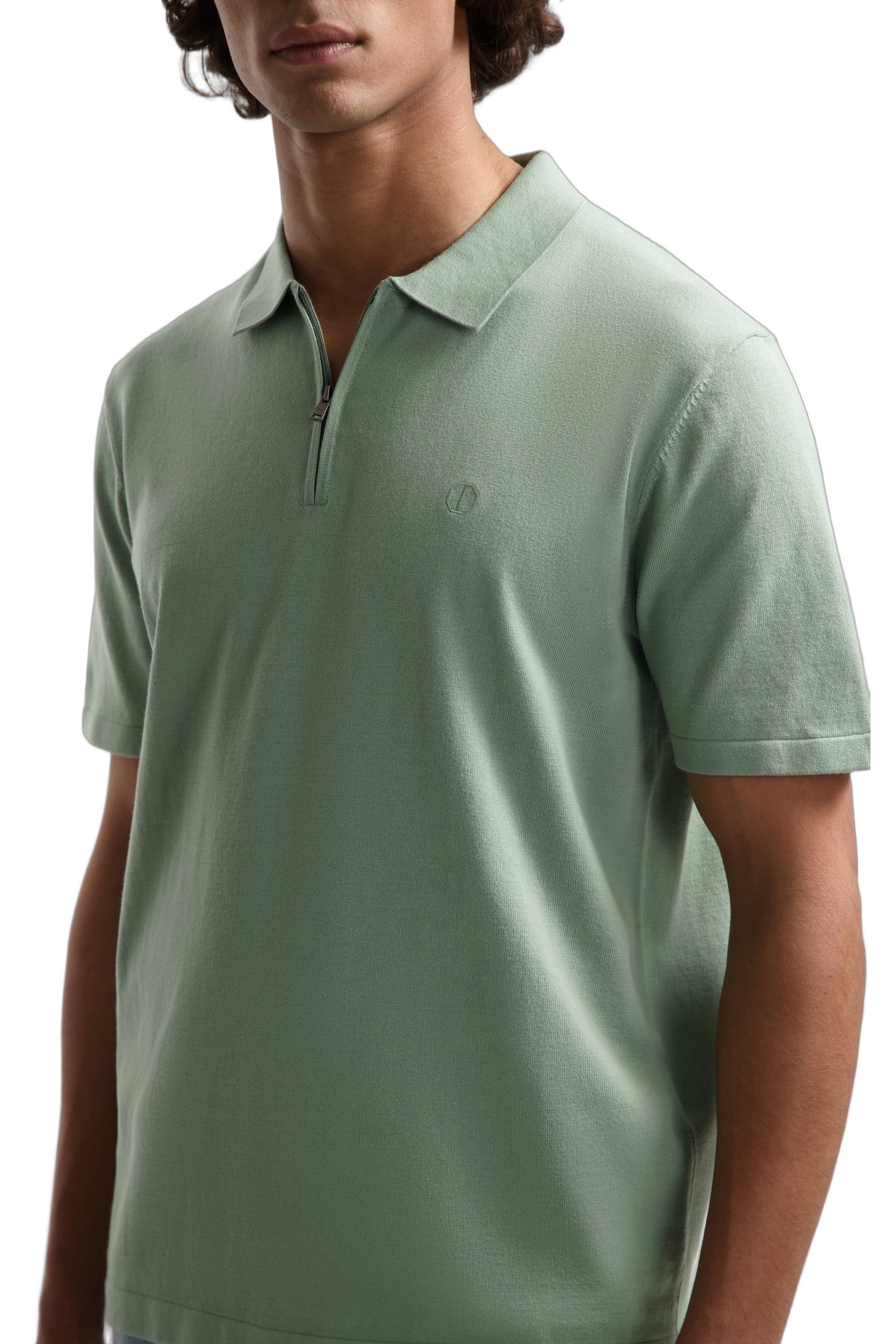 DS-DORIAN ZIP POLO LILY PAD 2