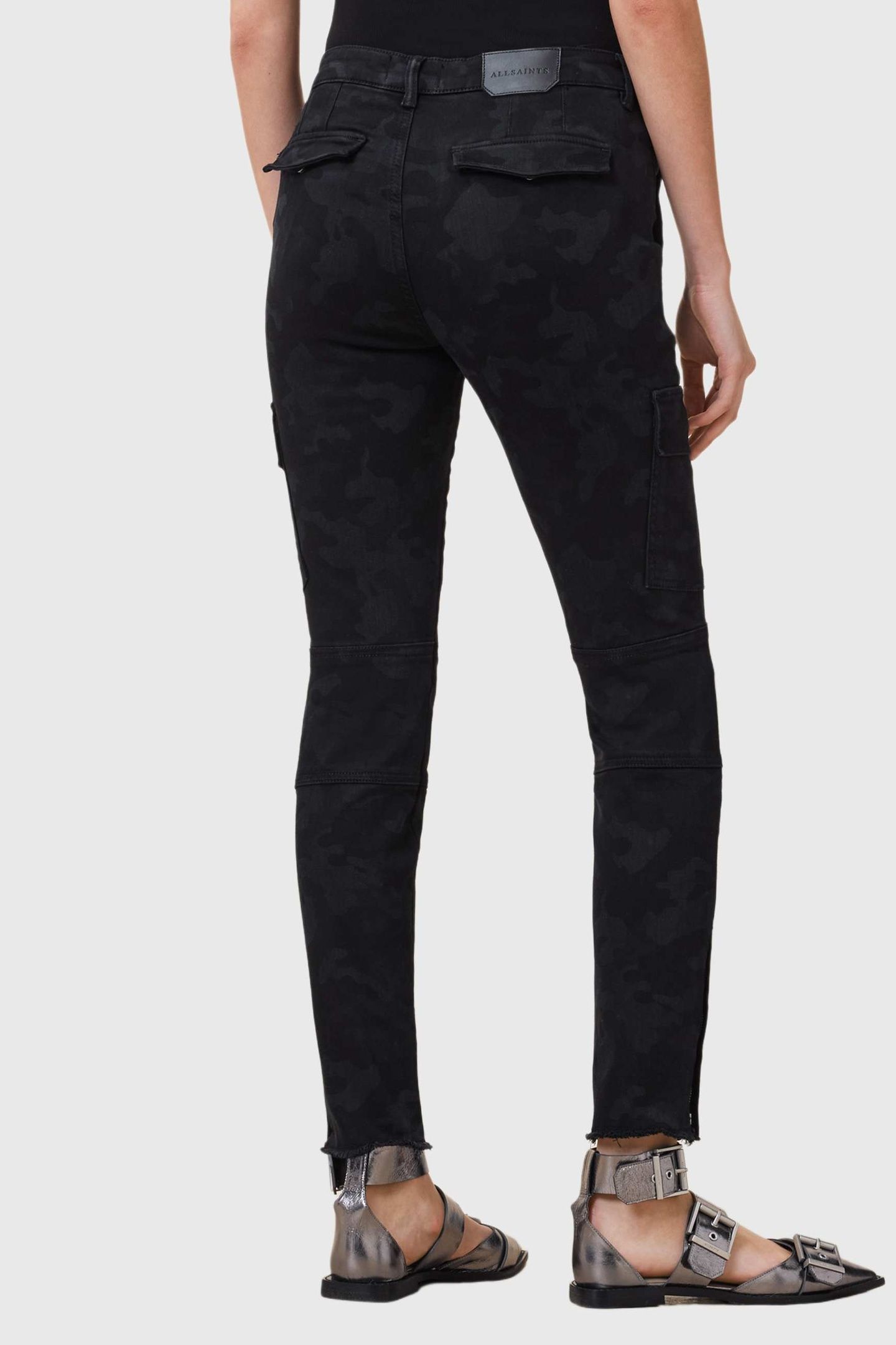 DURAN SKINNY CARGO CAMO BLACK 2