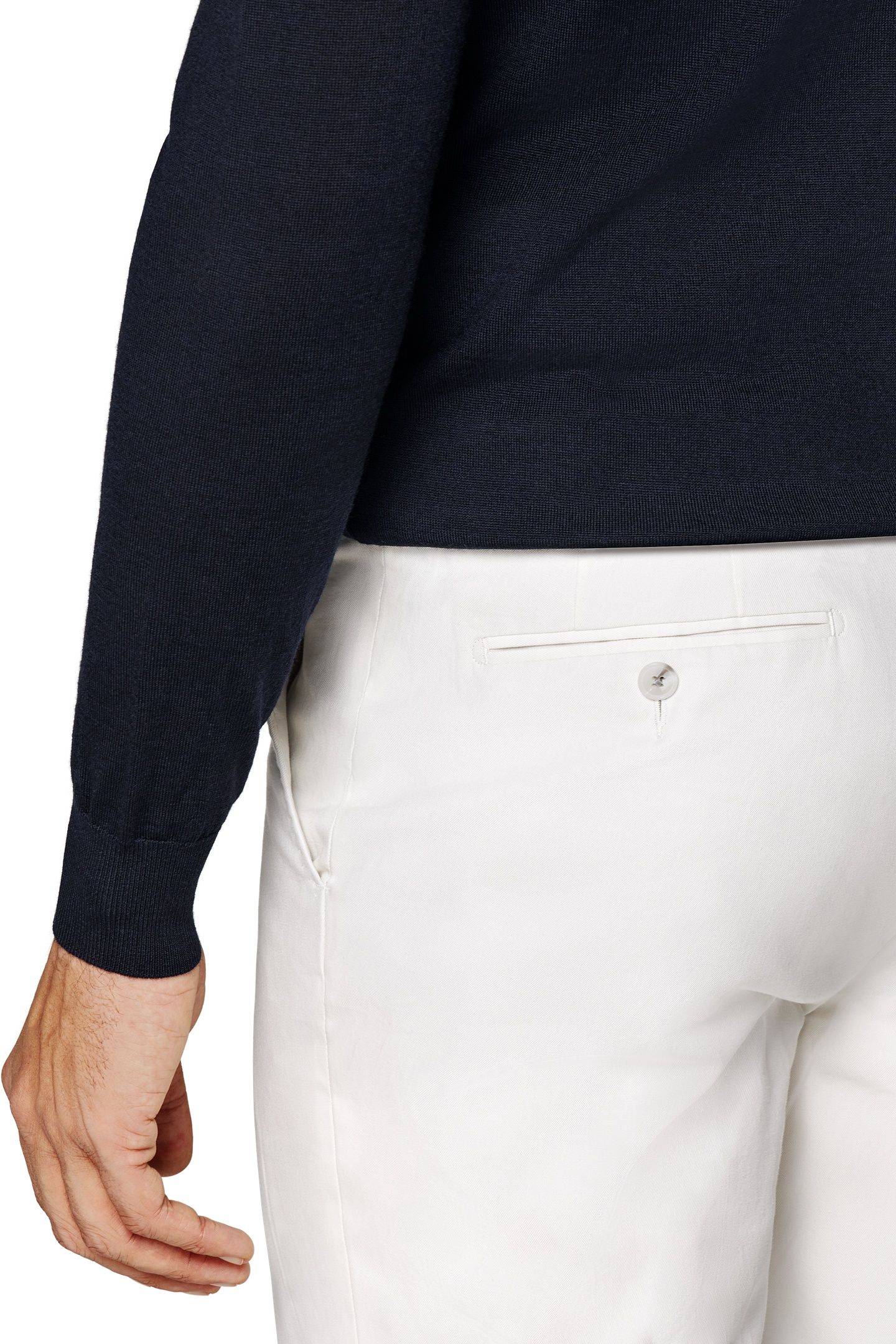 V-NECK MERINO NAVY 5