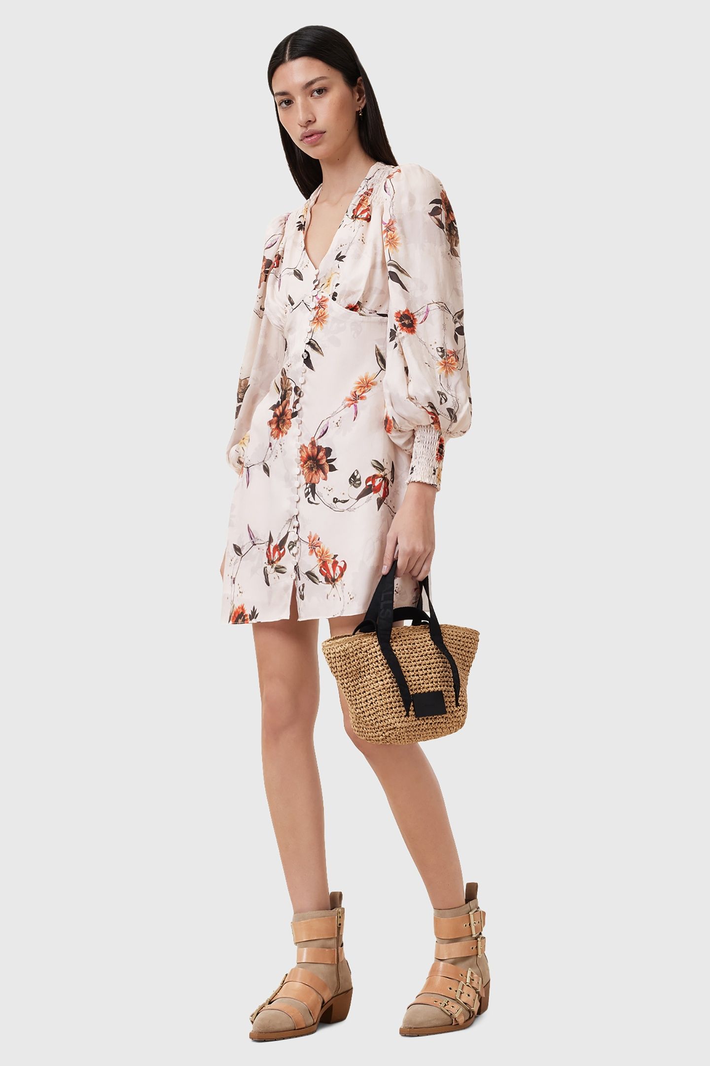 AUDEN DRESS UNITY ECRU WHITE 2