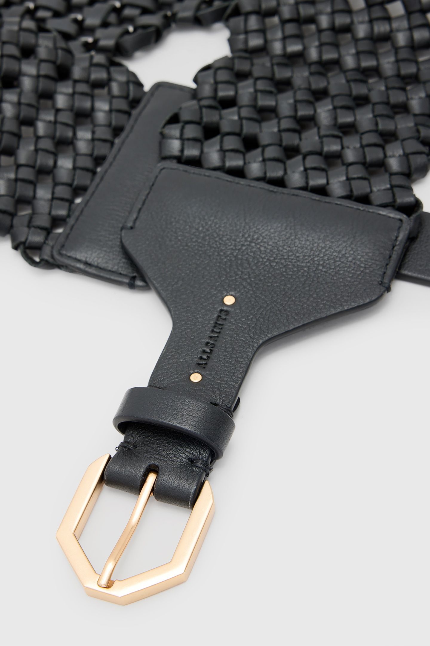 MATHILDE WAIST BELT BLACK/WARM BRASS 4
