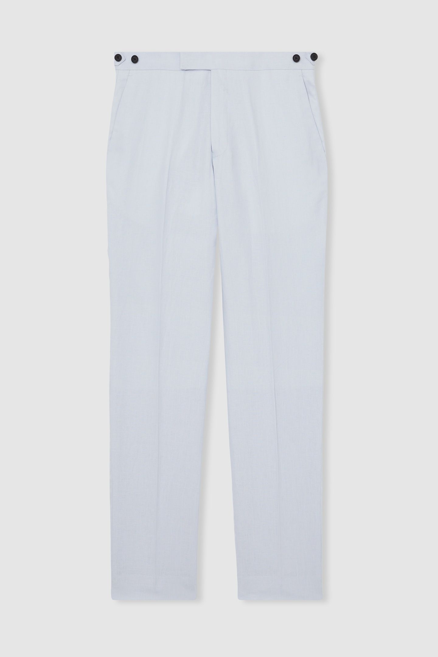 LINEN MIXER TROUSER SOFT BLUE 4