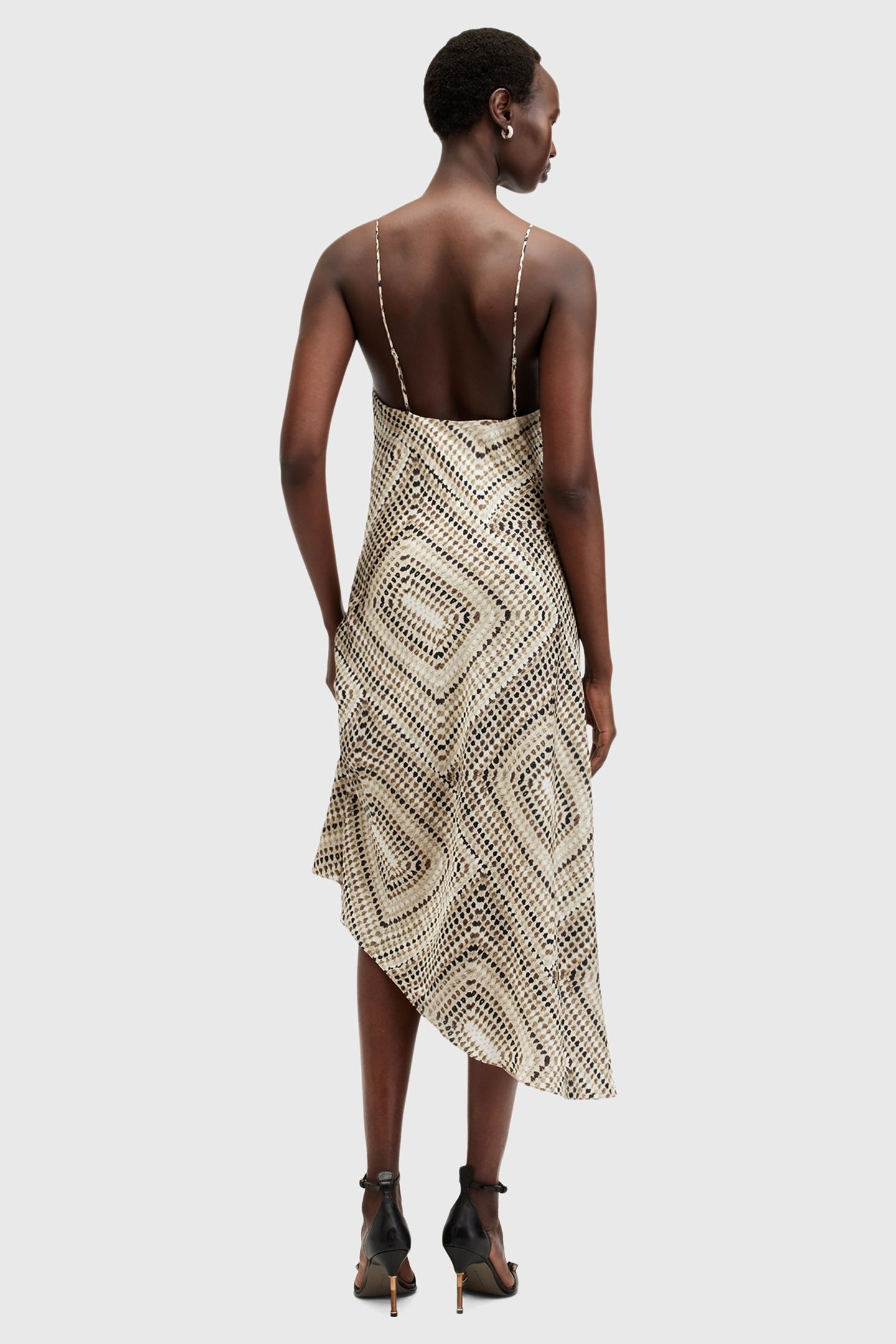 ALEXIA LUISA DRESS TAUPE BROWN 4