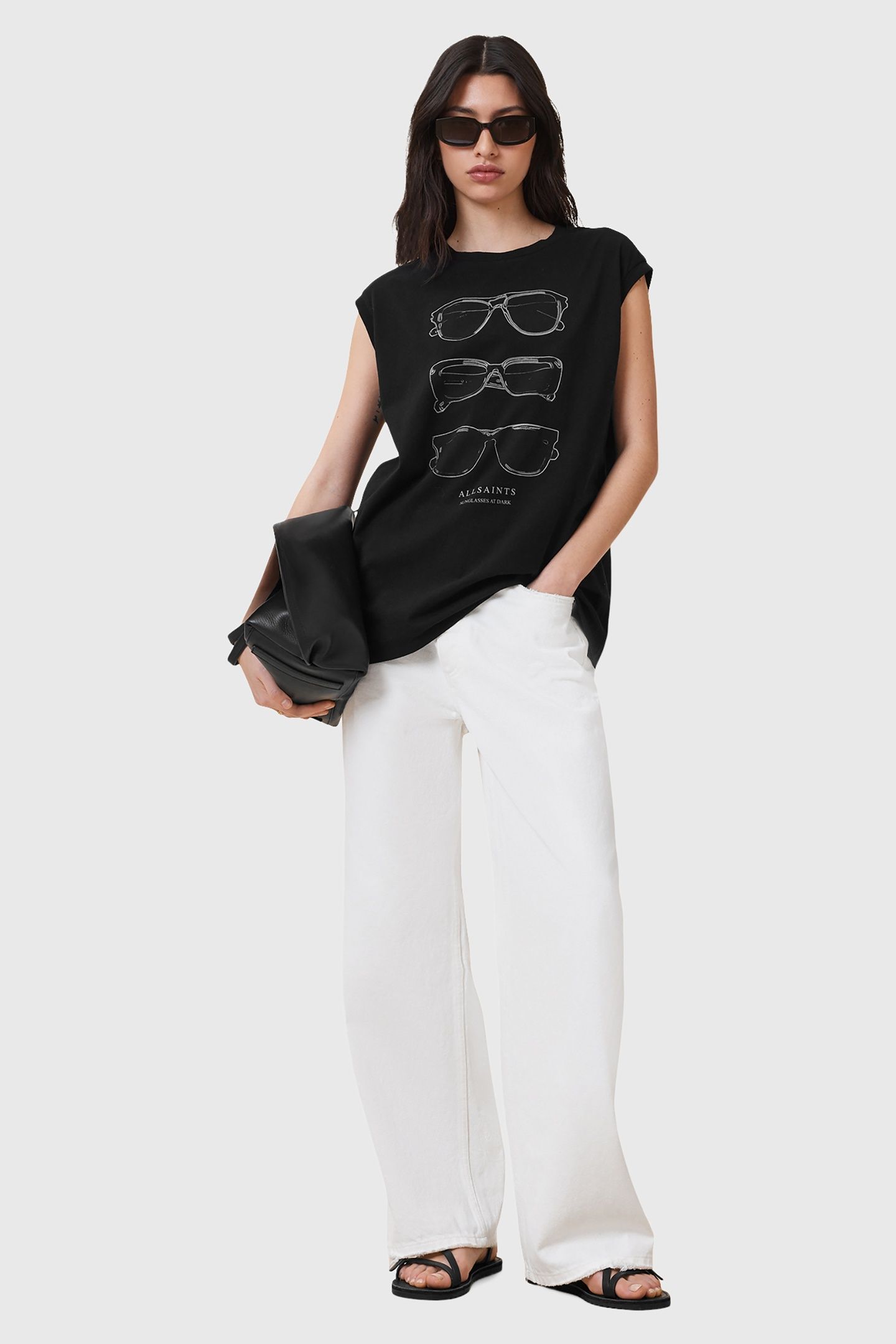 SUNNIES BROOKE TANK BLACK 2
