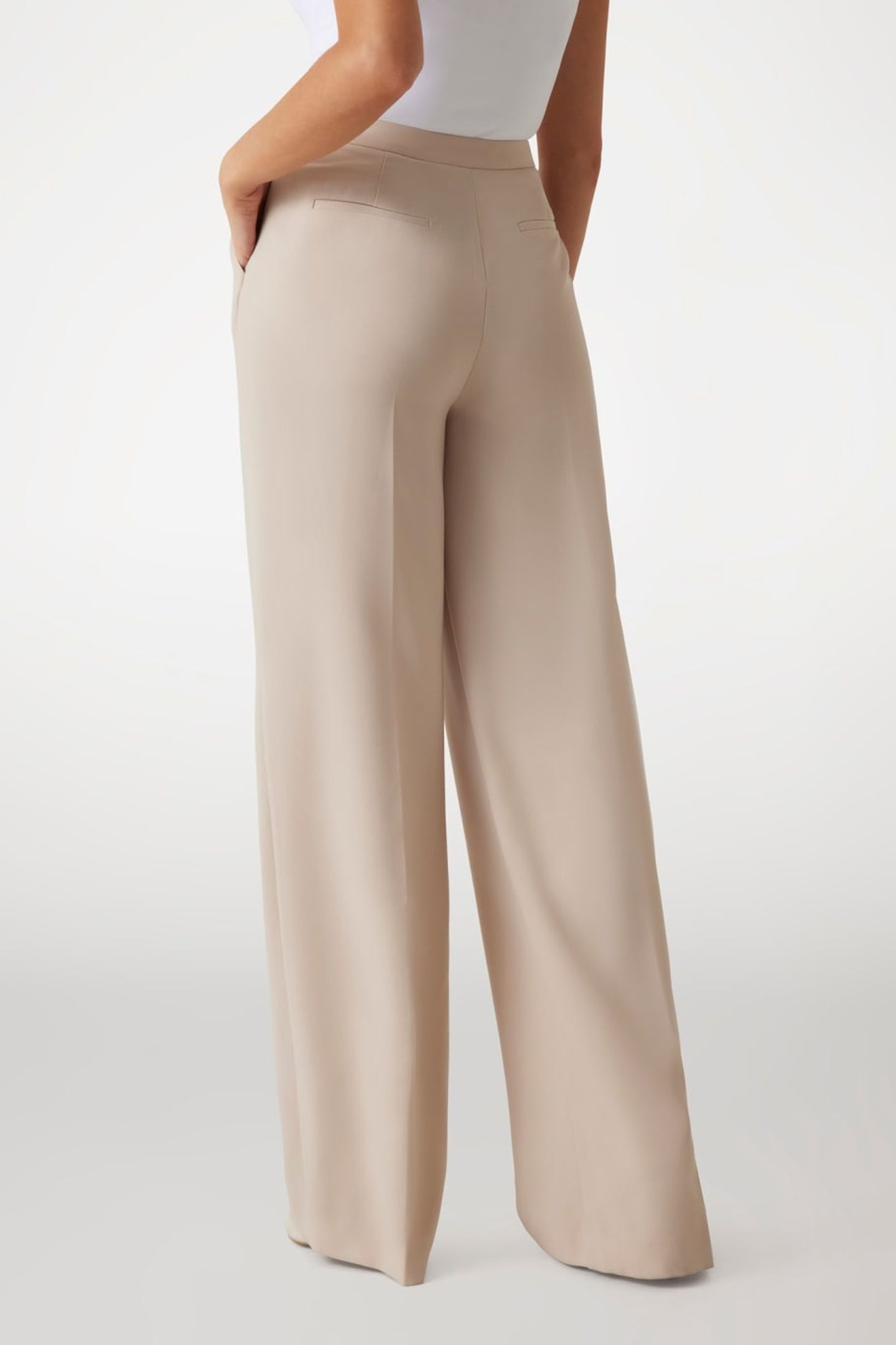 MARCIANO BY GUESS BECKY STRAIGHT PANT FAWN TAUPE 3