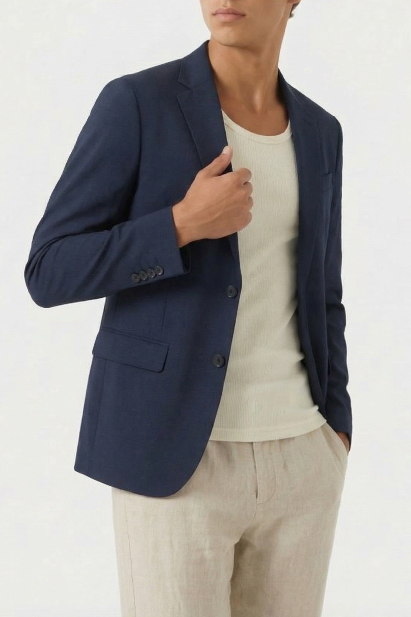 MARCIANO BY GUESS FP PACKABLE BLAZER REG NAVY SEA 1