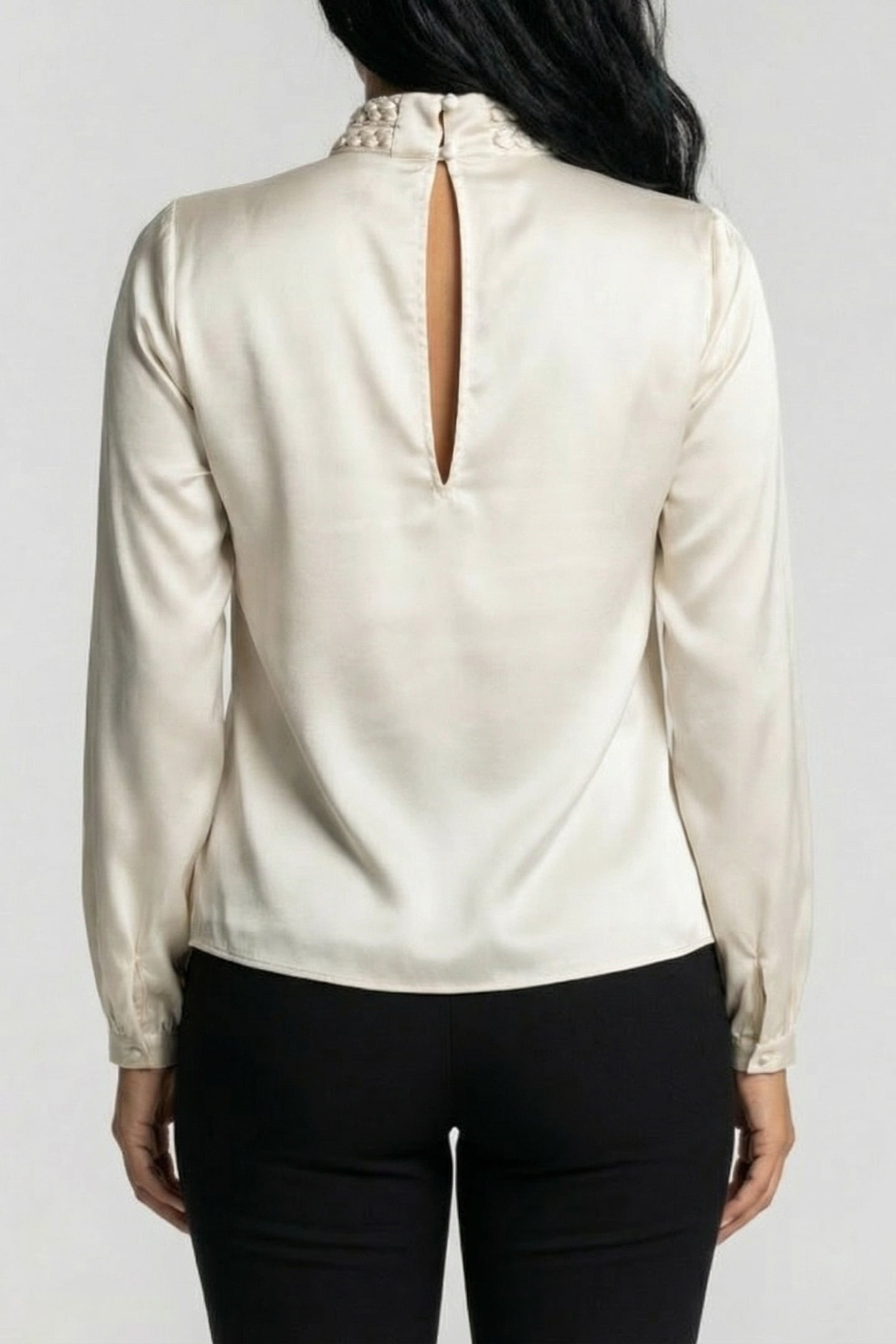 MARCIANO BY GUESS ALIZA TOP MACADAMIA 2