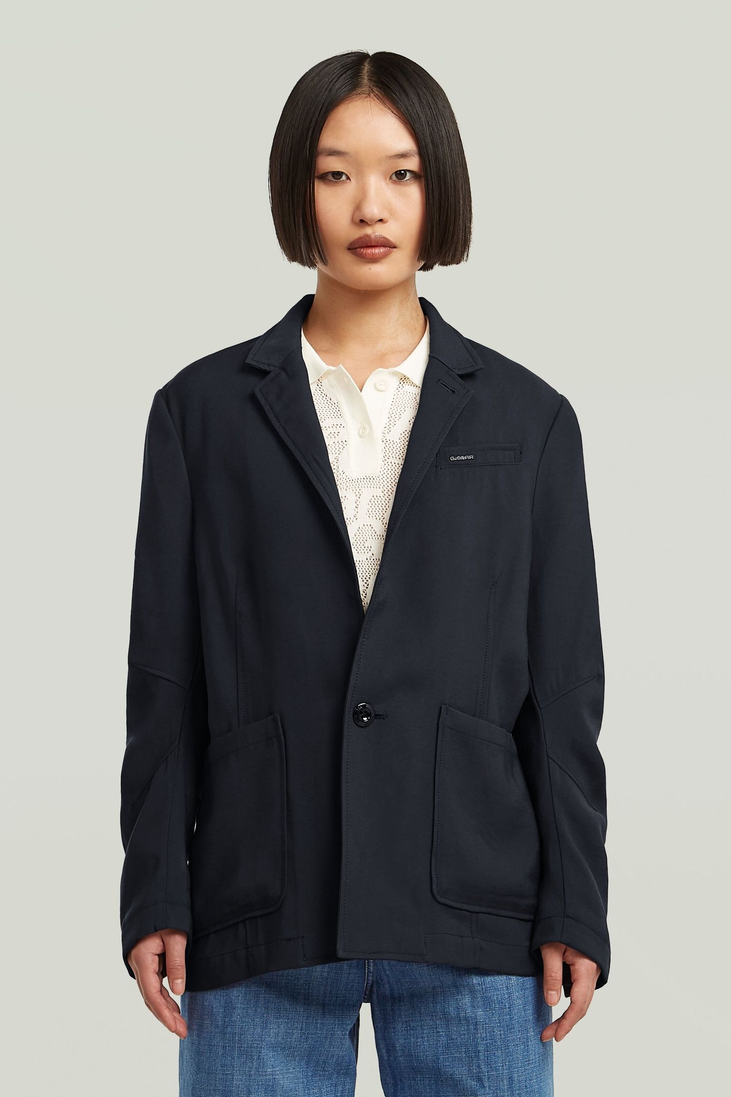 3D BF BLAZER OSAKA BLUE 2
