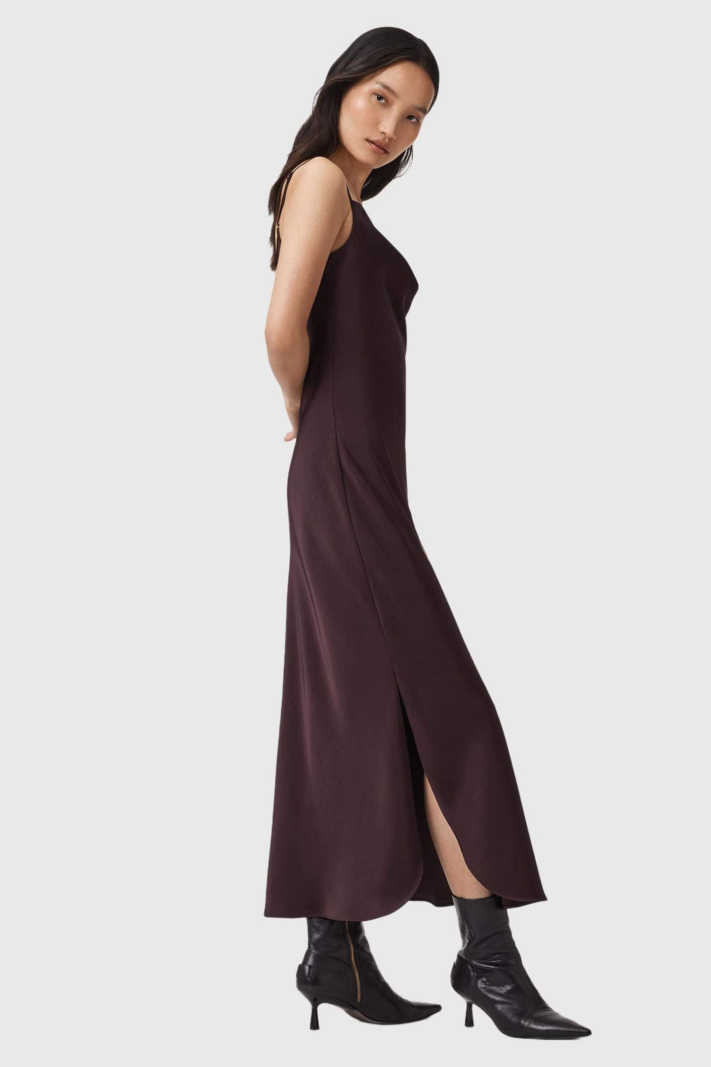 HADLEY DRESS OXBLOOD RED 3