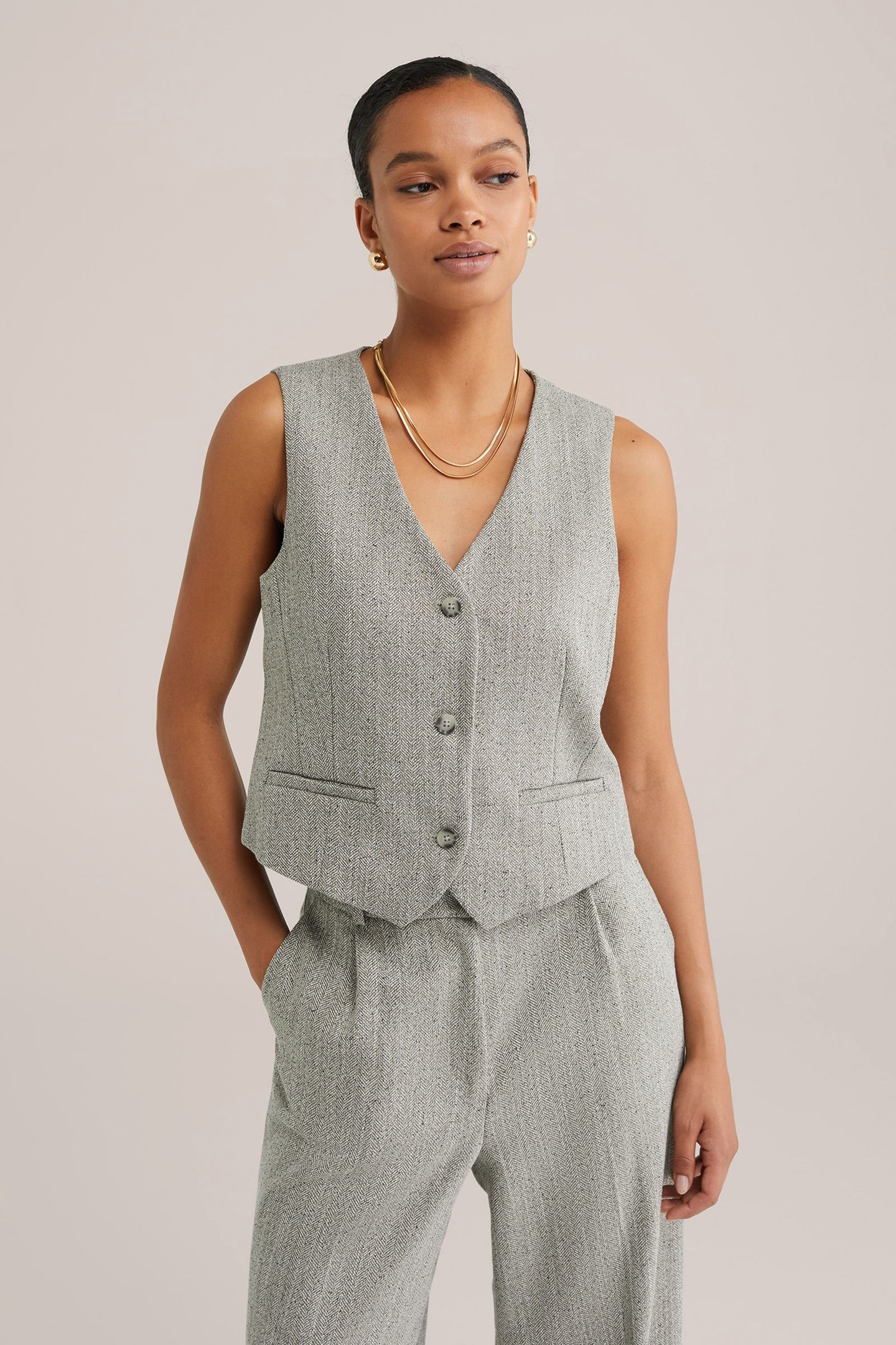 GILET BEIGE 1