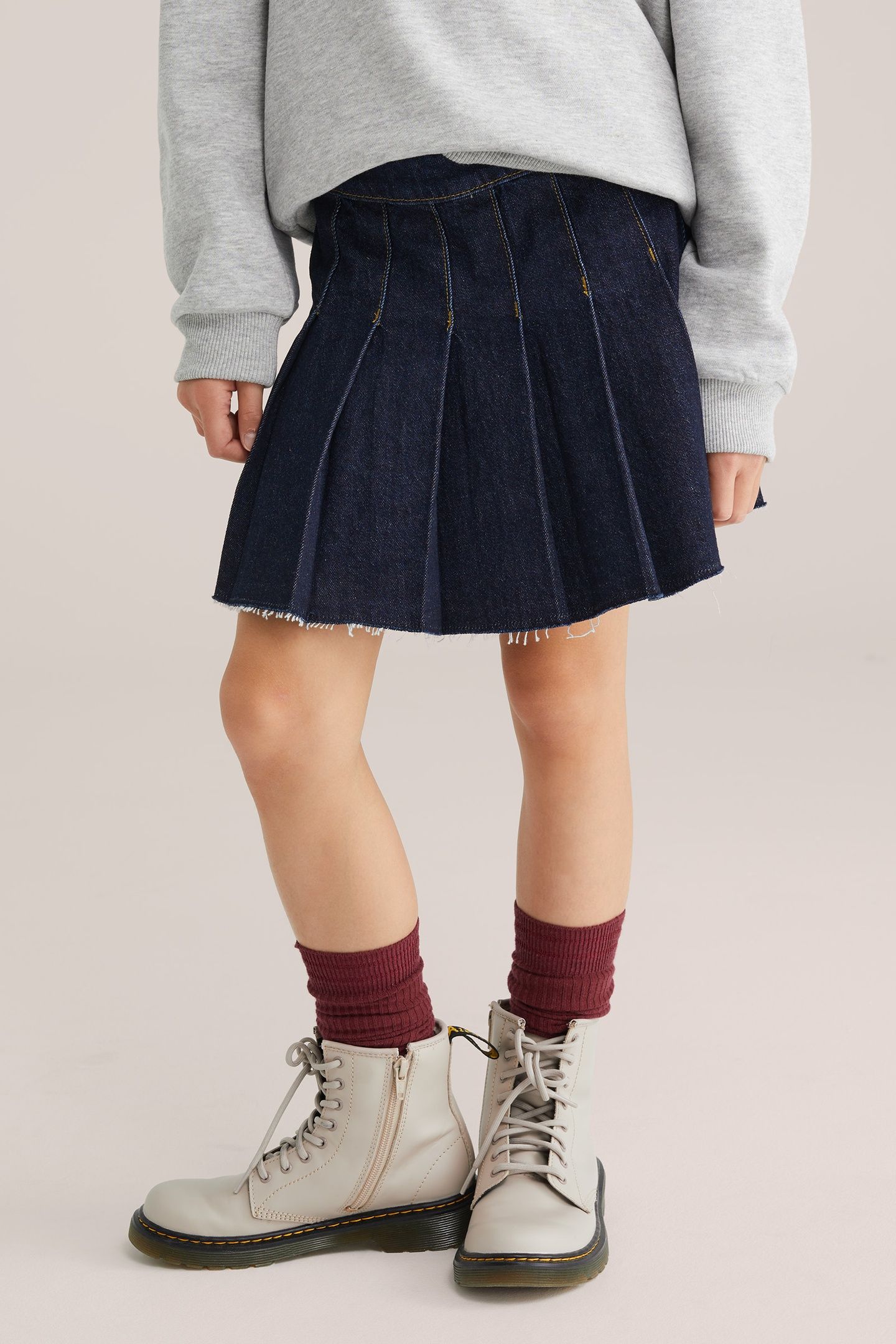 SKIRT MINI LENGTH DARK BLUE 1
