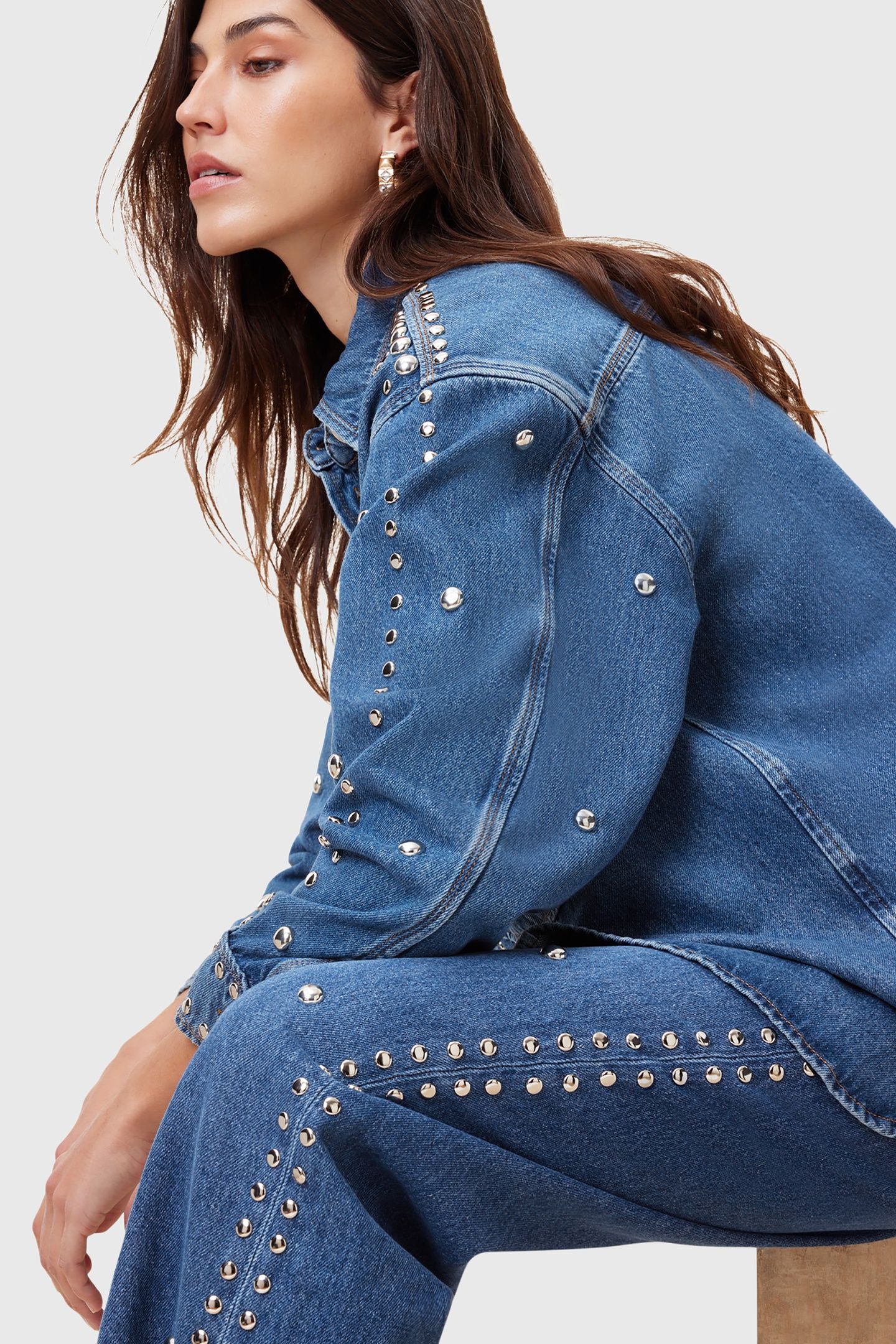 BLAKE STUD JEAN MID INDIGO 9