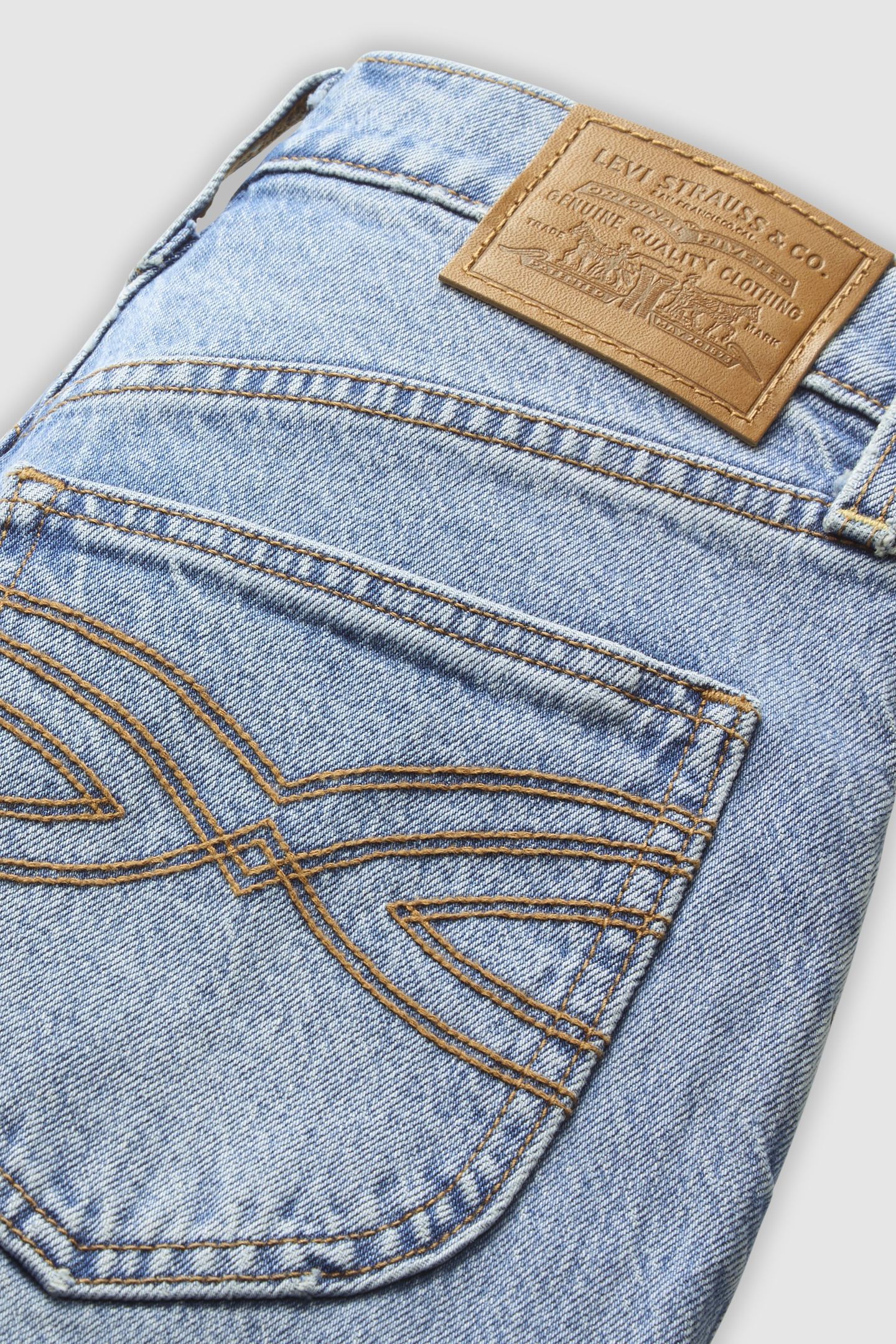 RIBCAGE BELL WESTERN JEANS BLUE 7