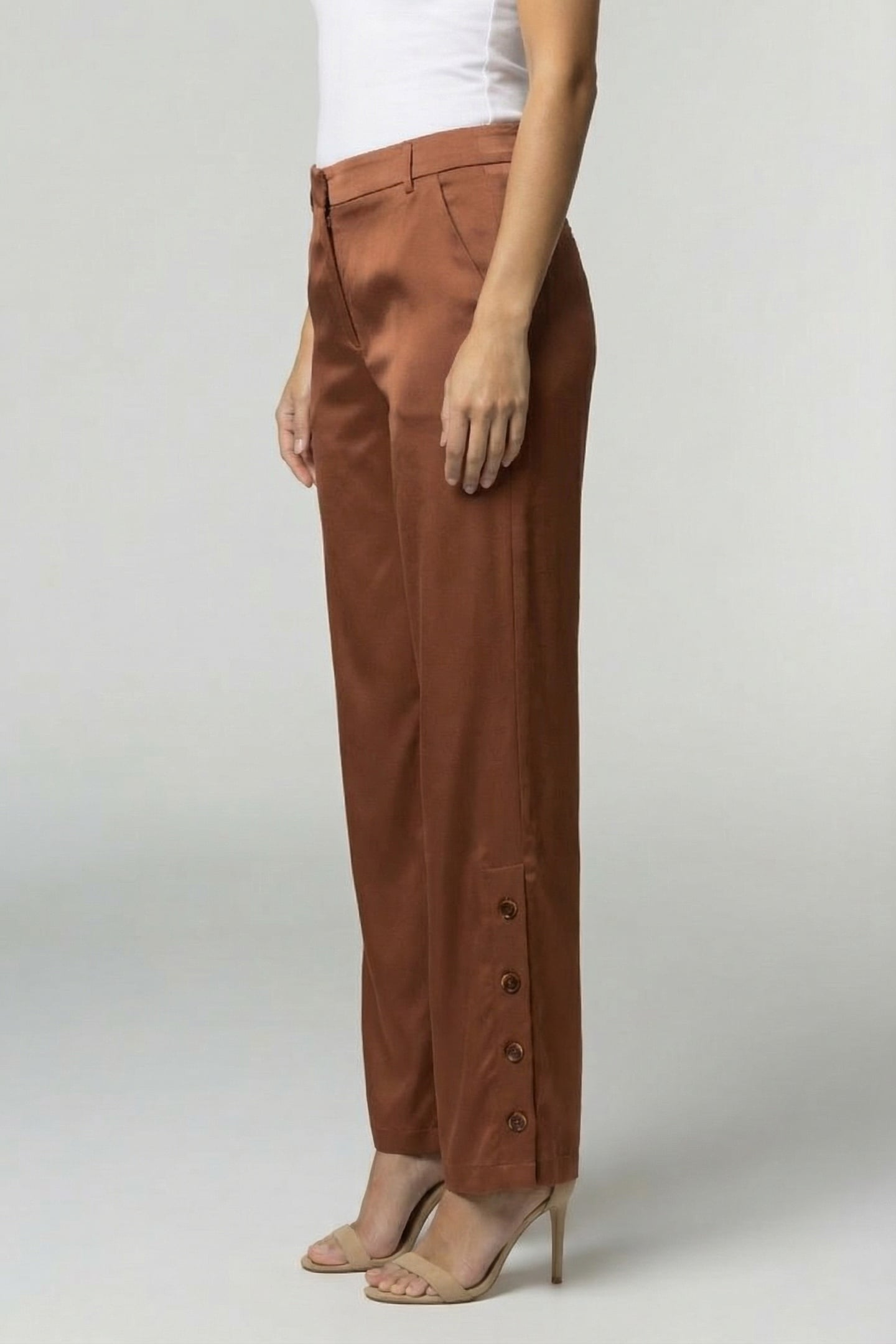 MARCIANO BY GUESS LINDA STRAIGHT PANT TERRE DI SIENA 3