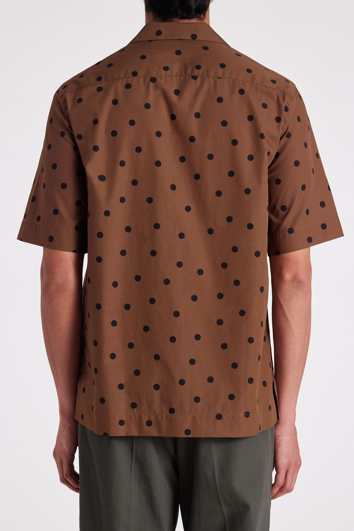 S/S REGULAR FIT SHIRT CHOCOLATE 3