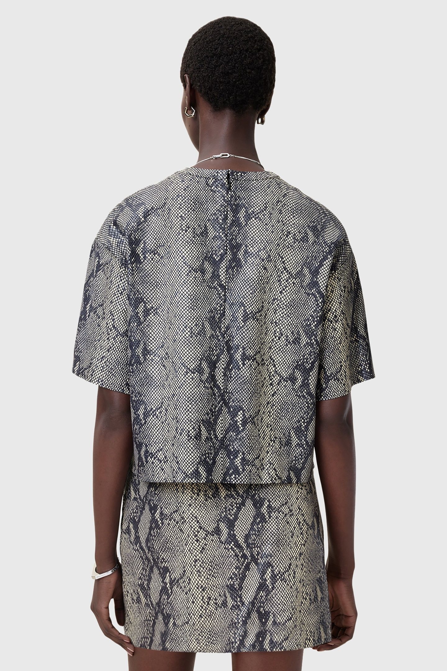 RENAI SNAKE TEE NATURAL WHITE 3