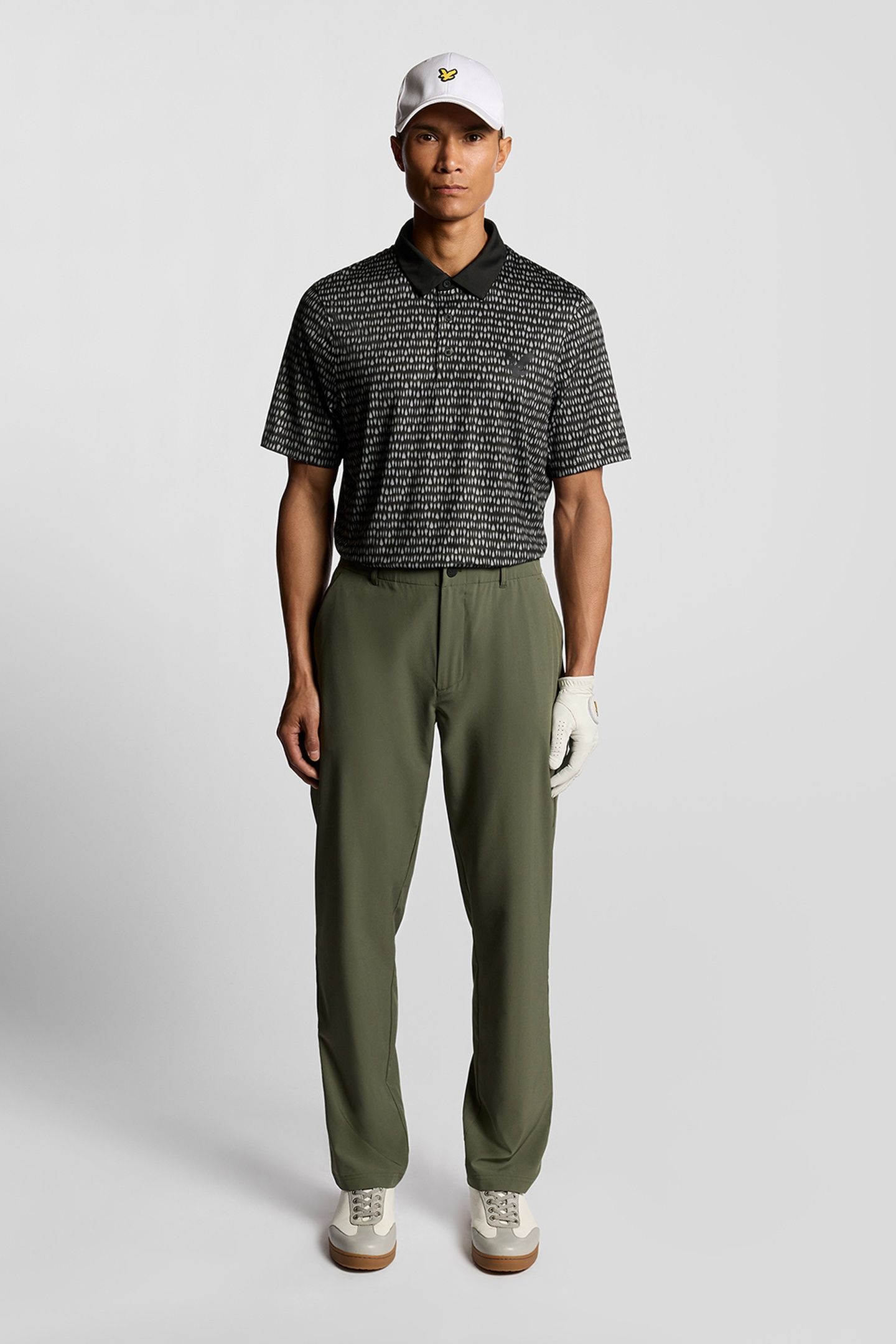 GOLF DIVOT POLO SHIRT JET BLACK 1