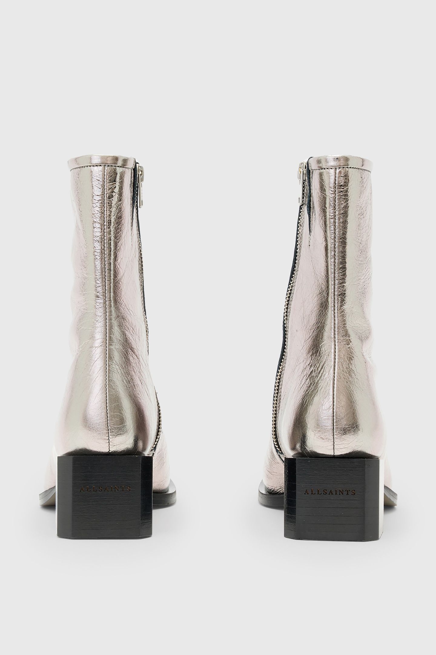 AVRIL METALLIC BOOT GUNMETAL GREY 4