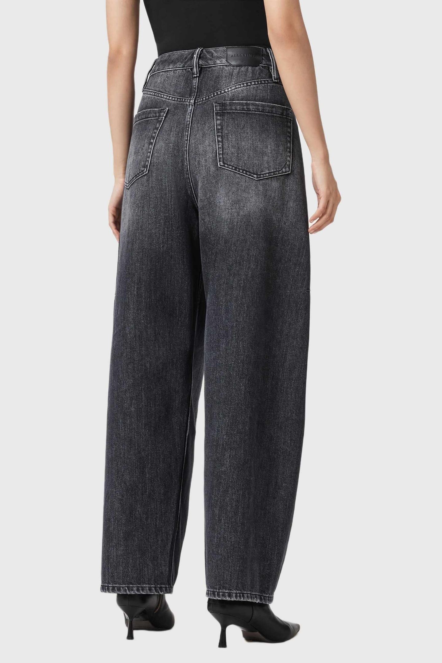 CARTER BARREL JEAN WASHED BLACK 5