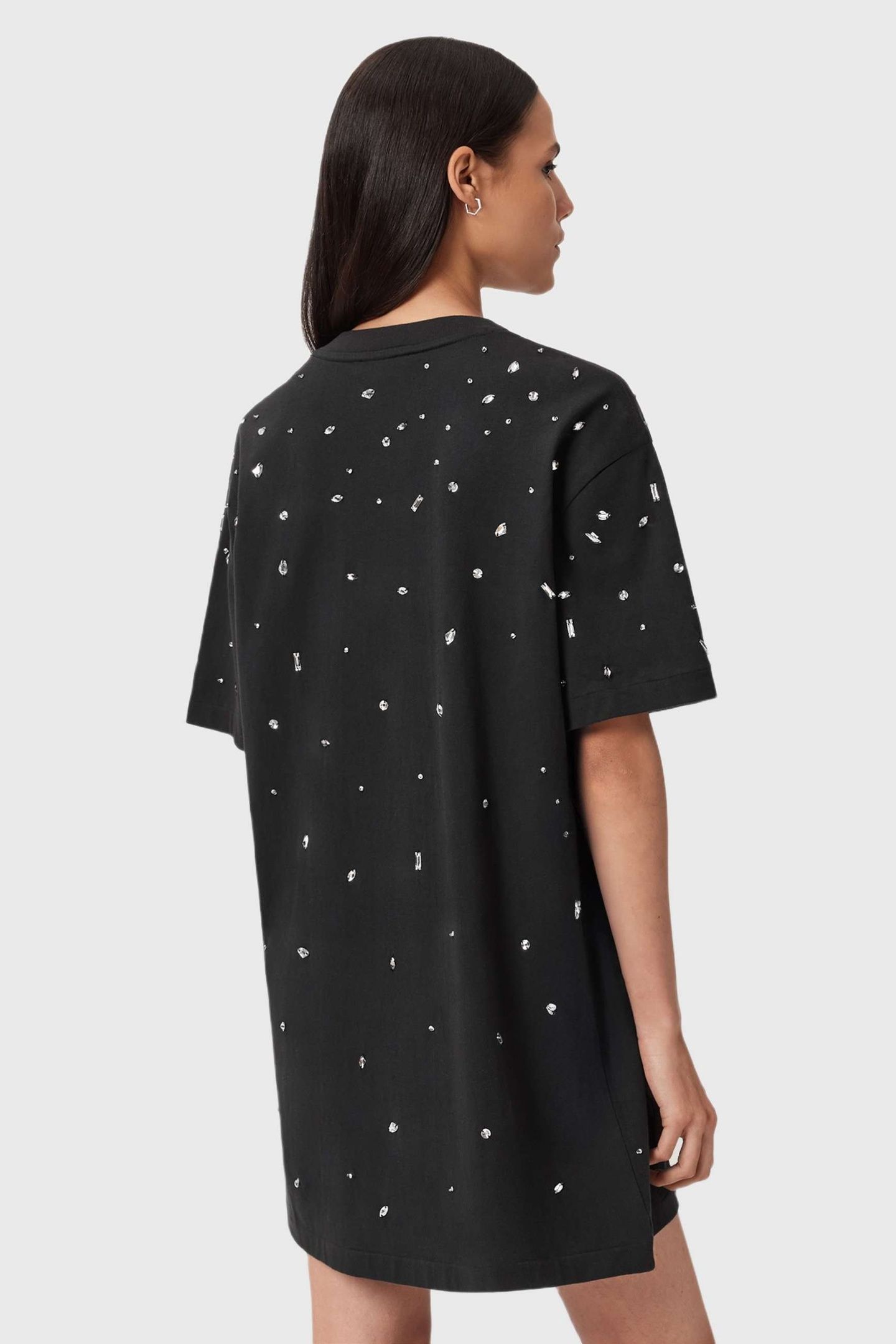 DRIP SCATTER DRESS WASHED BLACK 3