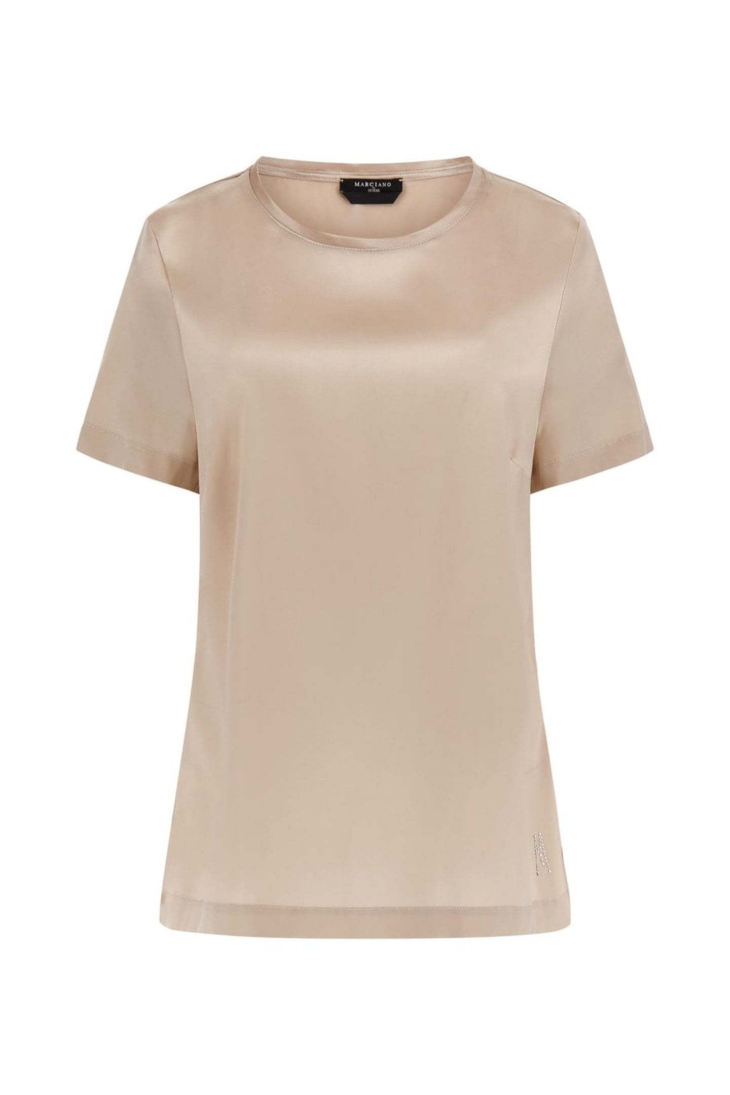 MARCIANO BY GUESS DENISE SS TOP FAWN TAUPE 5