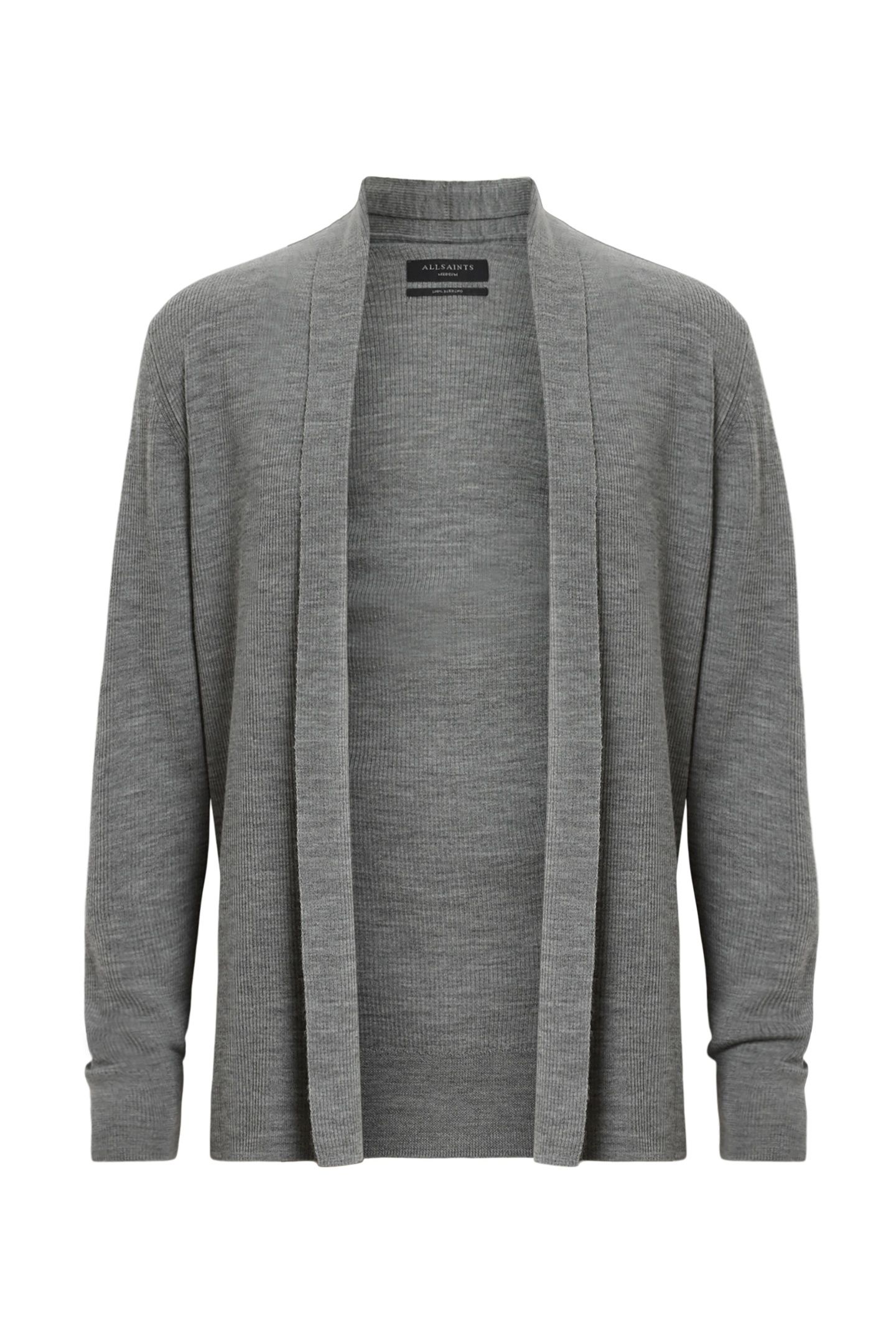 MODE MERINO OPEN CAR FOSSIL GREY 4