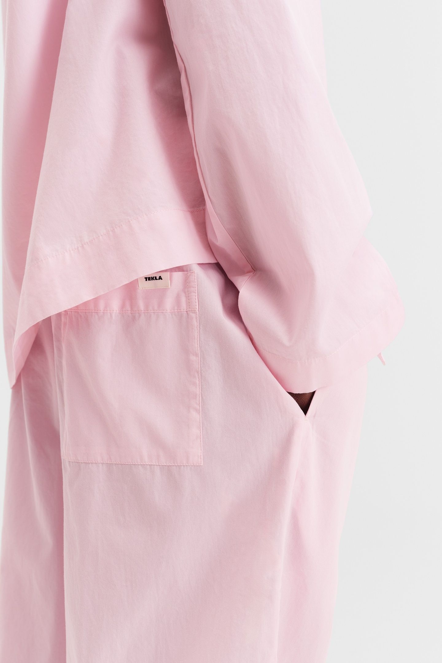 UNISEX POPLIN, PYJAMAS PANTS SOFT PINK 4