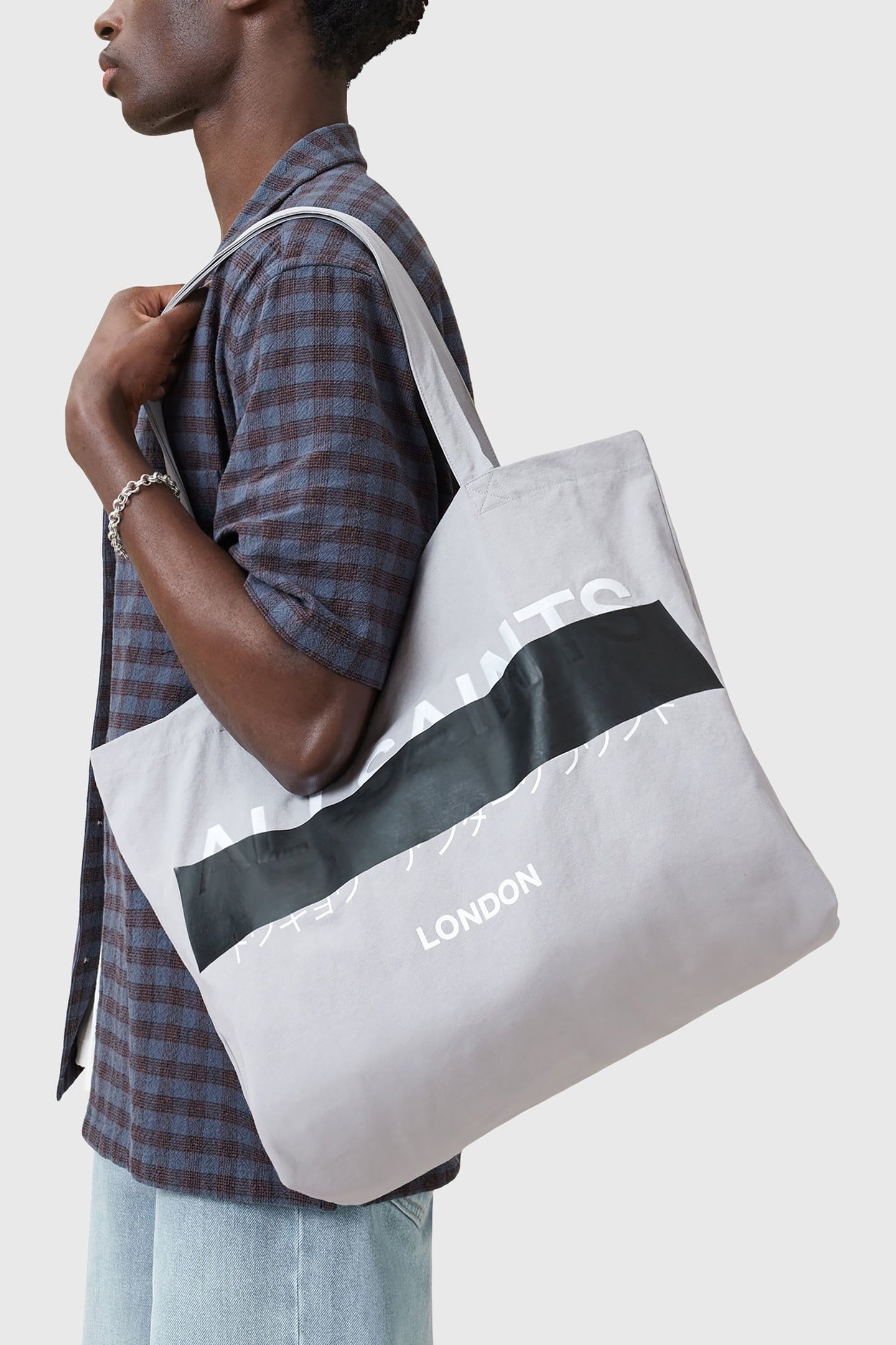 REDACT TOTE BAG MACHINE GREY 1